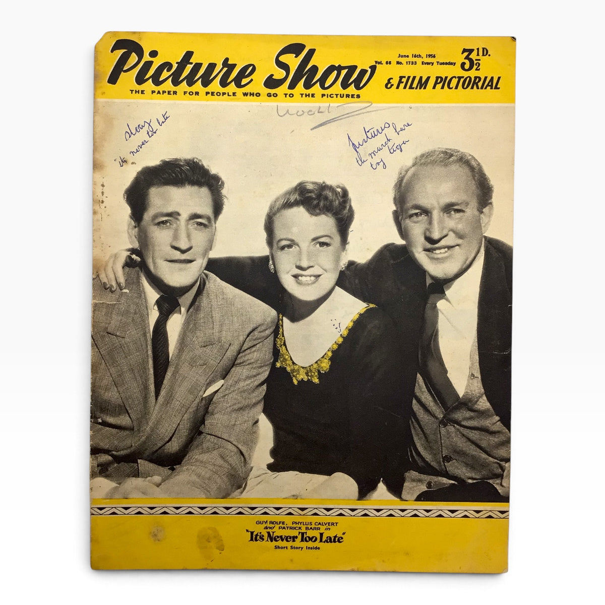 Vintage 1956 Picture Show & Film Pictorial British Film Magazine Set - 14 Issues