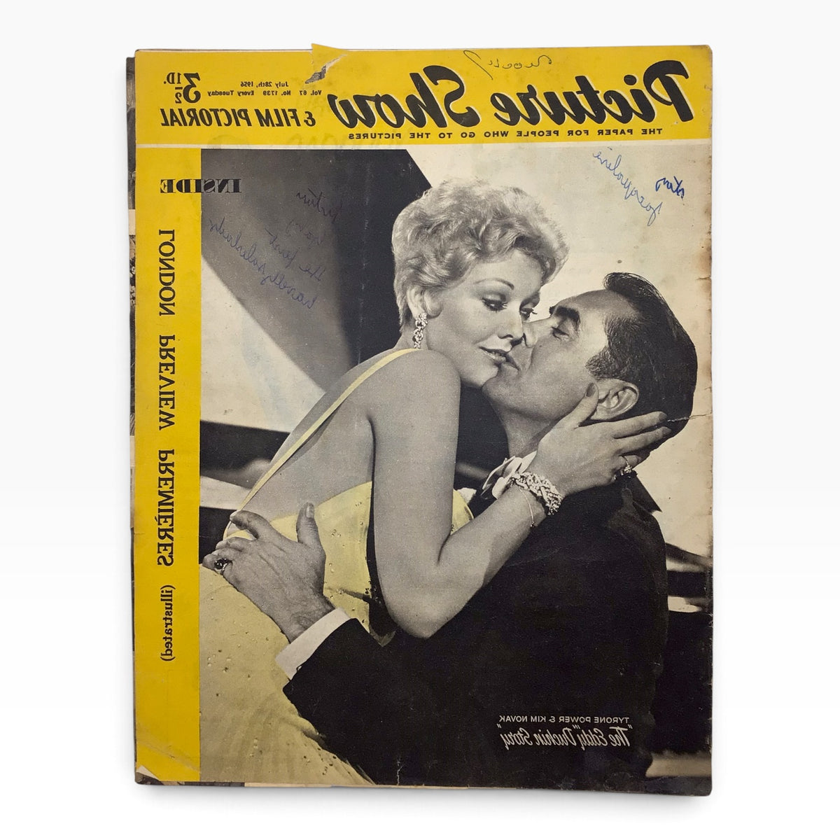 Vintage 1956 Picture Show & Film Pictorial British Film Magazine Set - 14 Issues
