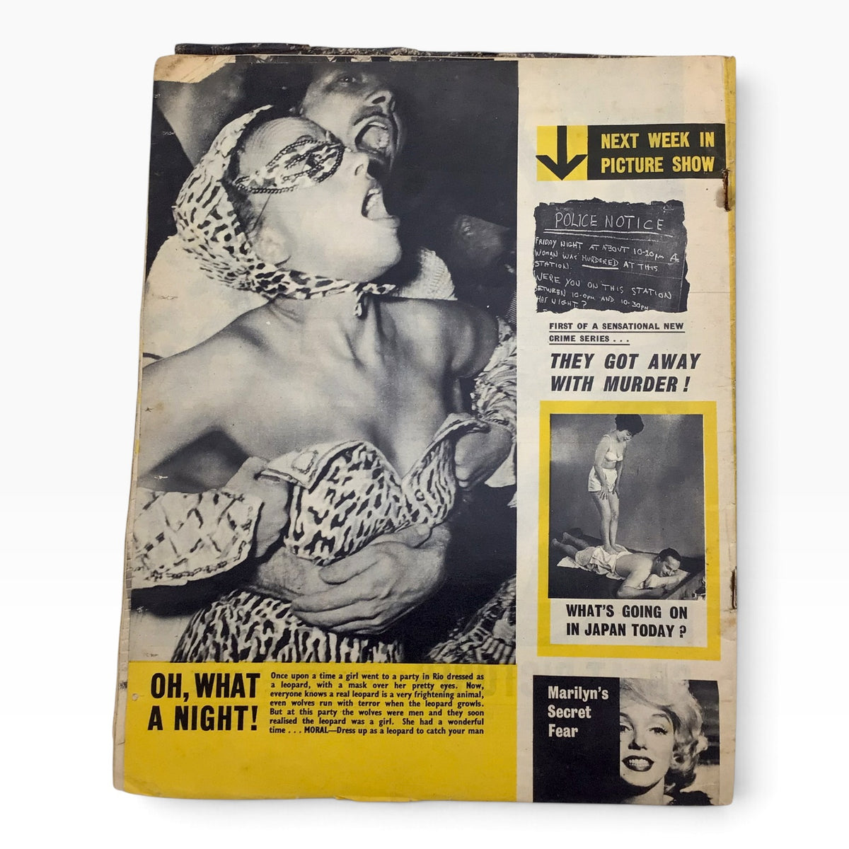Vintage 1960 Picture Show & Film Pictorial British Film Magazine Set - 6 Issues
