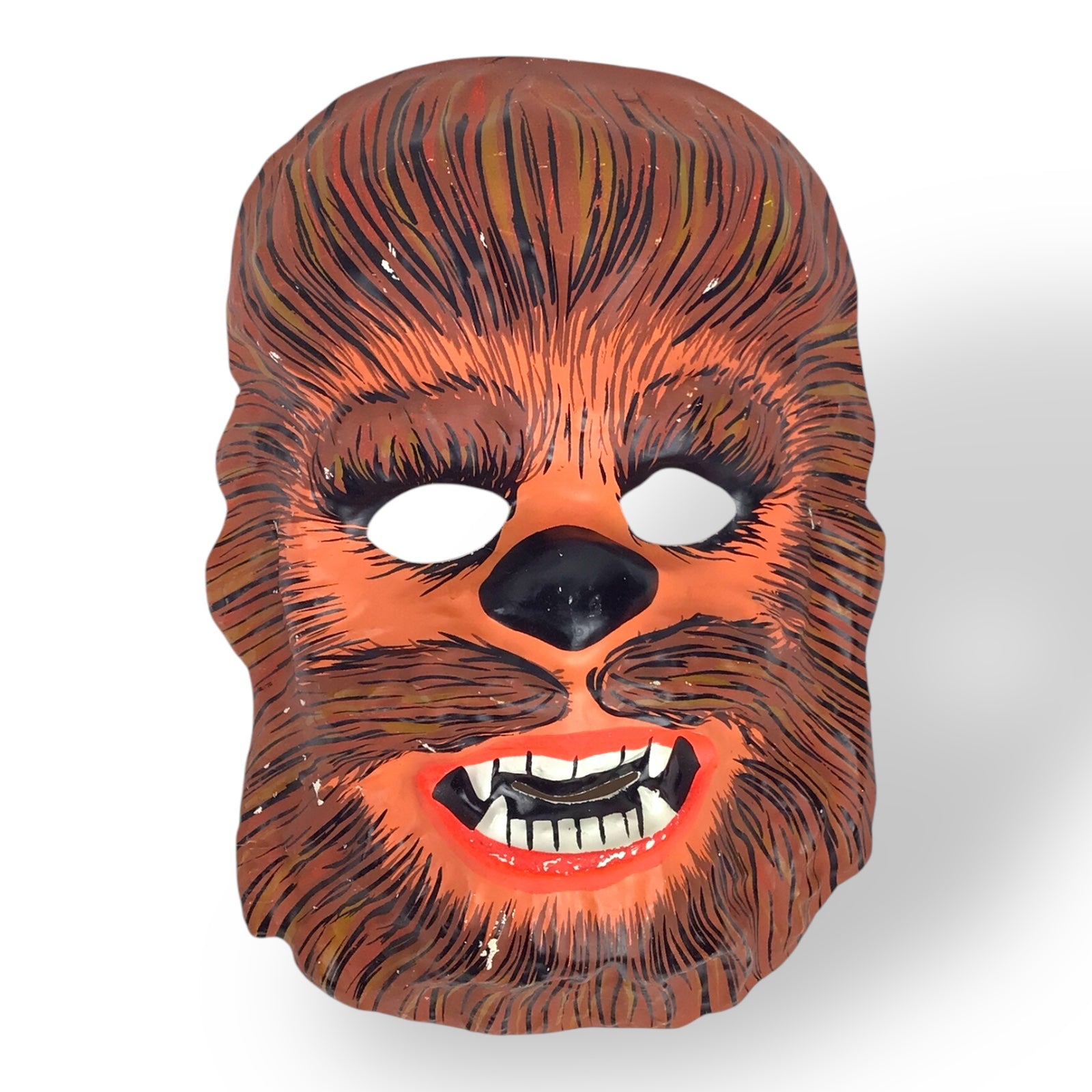 Vintage 1977 Ben Cooper Star Wars Chewbacca Costume & Mask, Medium