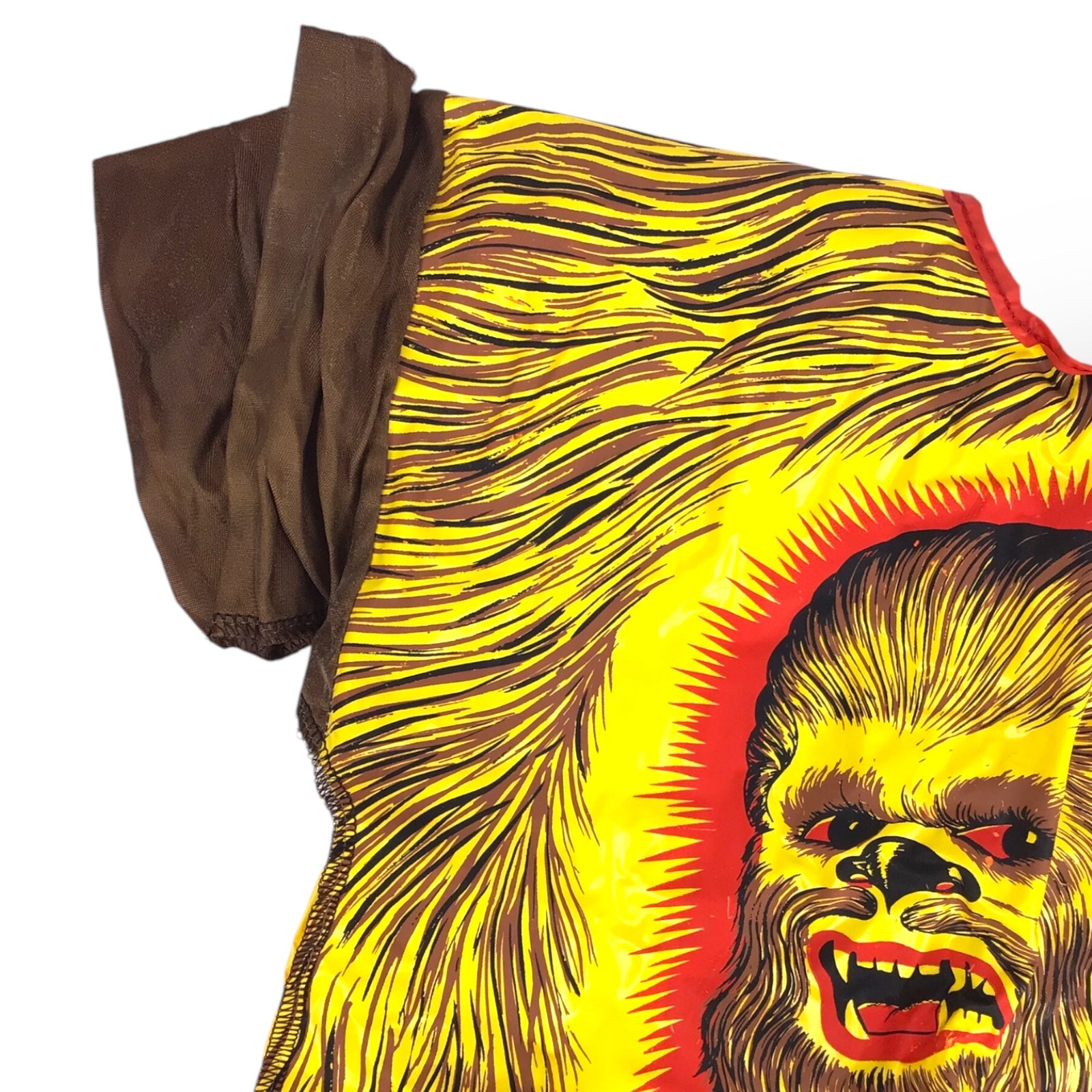 Vintage 1977 Ben Cooper Star Wars Chewbacca Costume & Mask, Medium