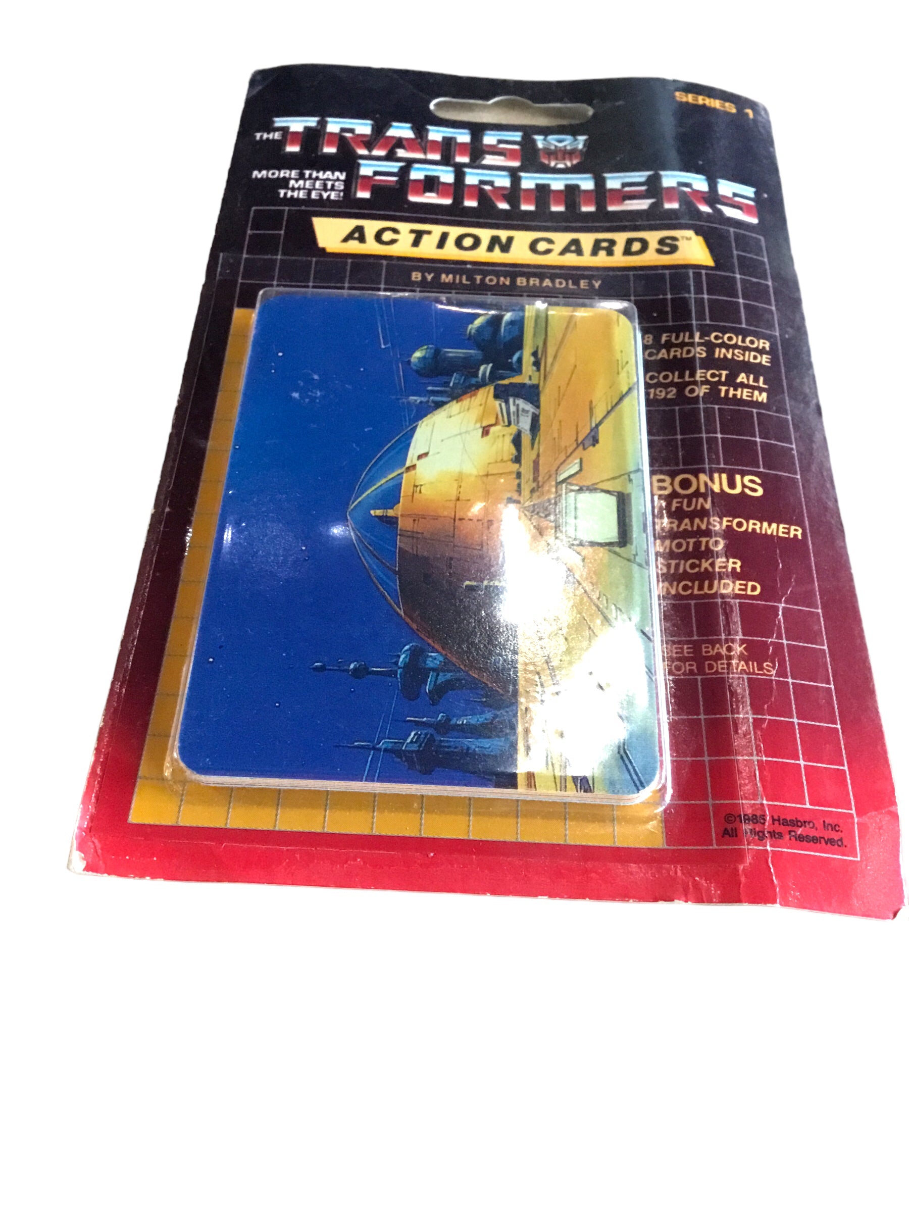 rare transformers cards Vintage 1985 Hasbro Transformers Action Cards Sealed Packs Series 1 Rare