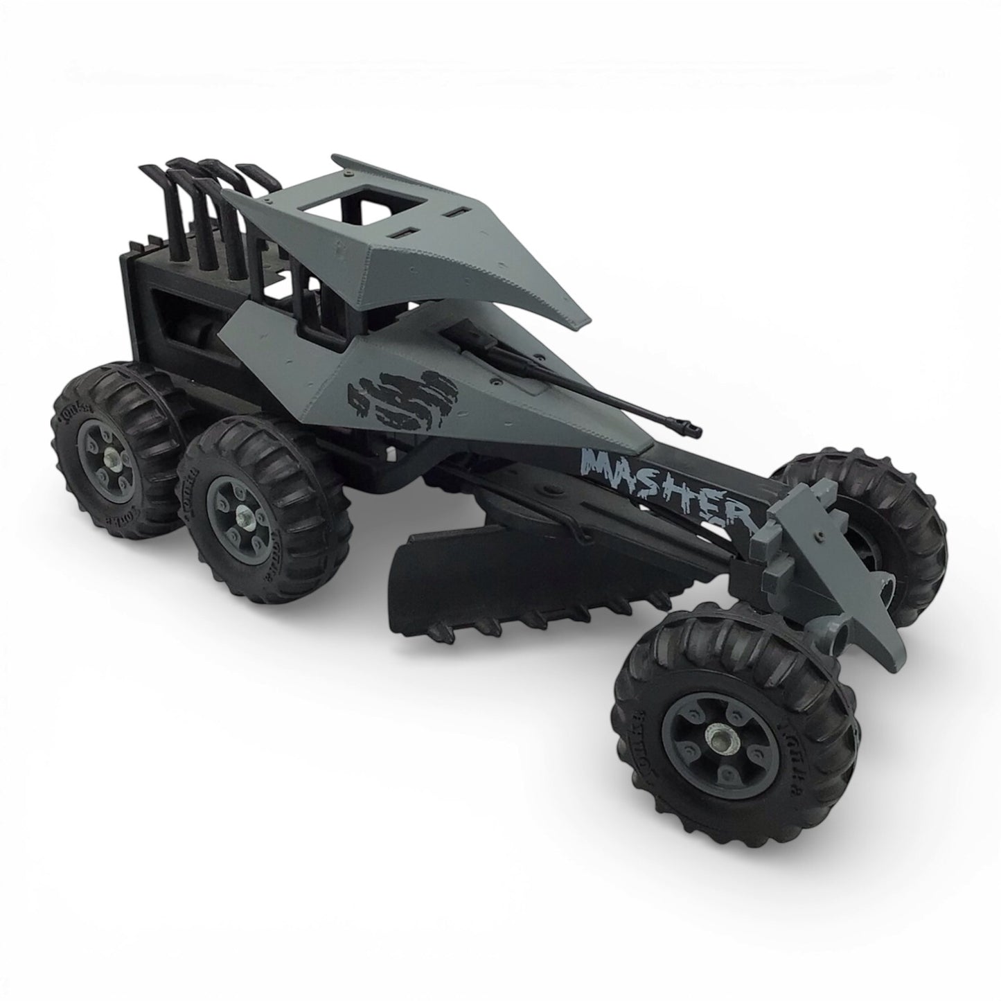 Vintage 1986 Tonka Masher Steel Monsters Road Grader Truck