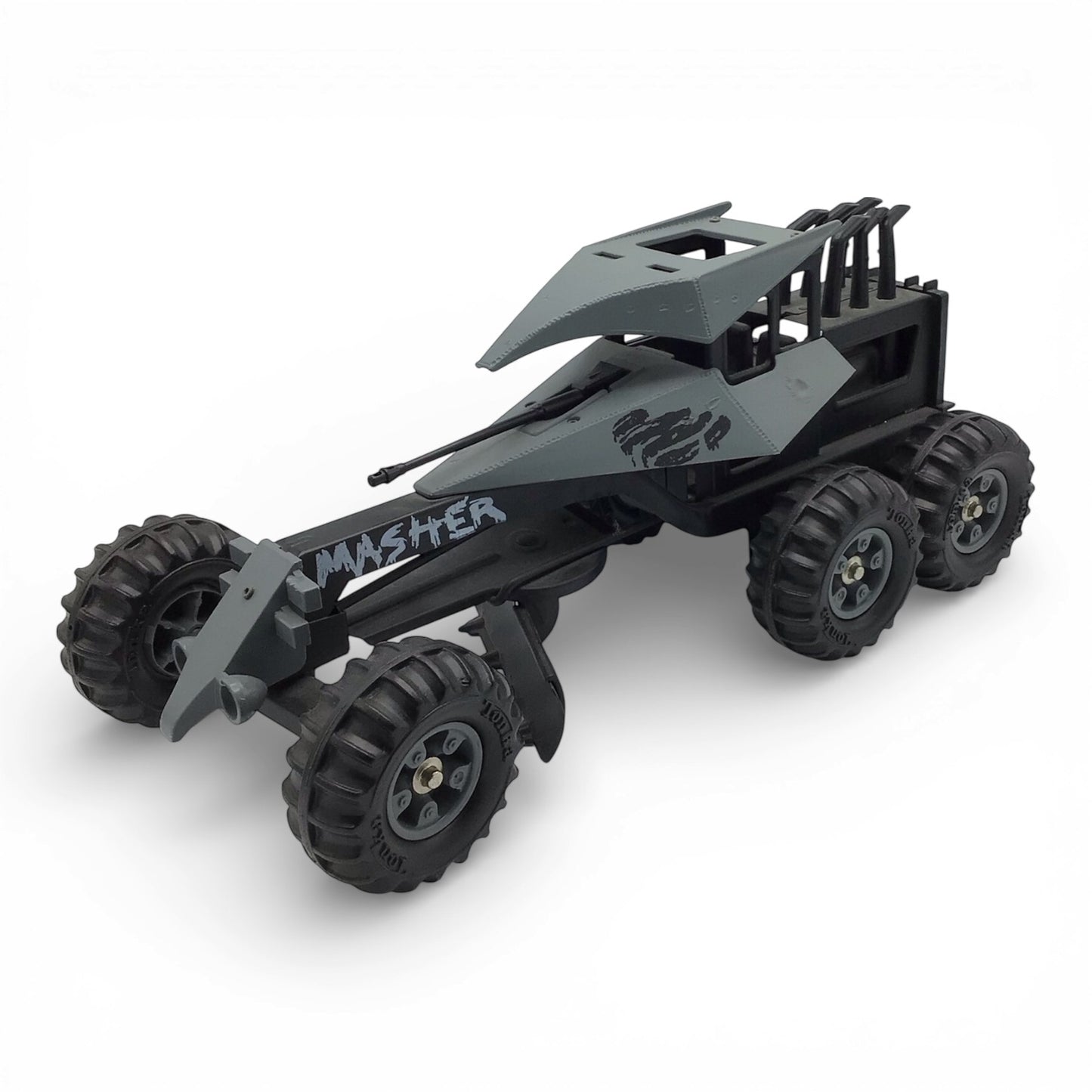 Vintage 1986 Tonka Masher Steel Monsters Road Grader Truck