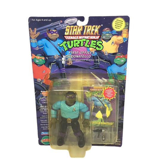 Vintage 1994 Star Trek TMNT First Officer Donatello Playmates Turtle Figure