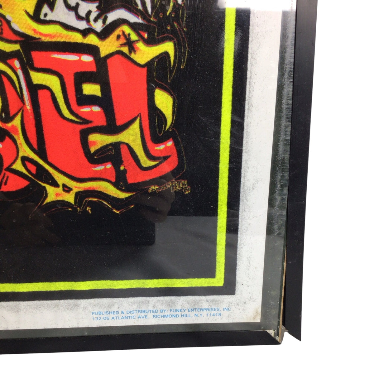 Vintage 1998 Metallica Gimme Fuel Velvet Blacklight Poster
