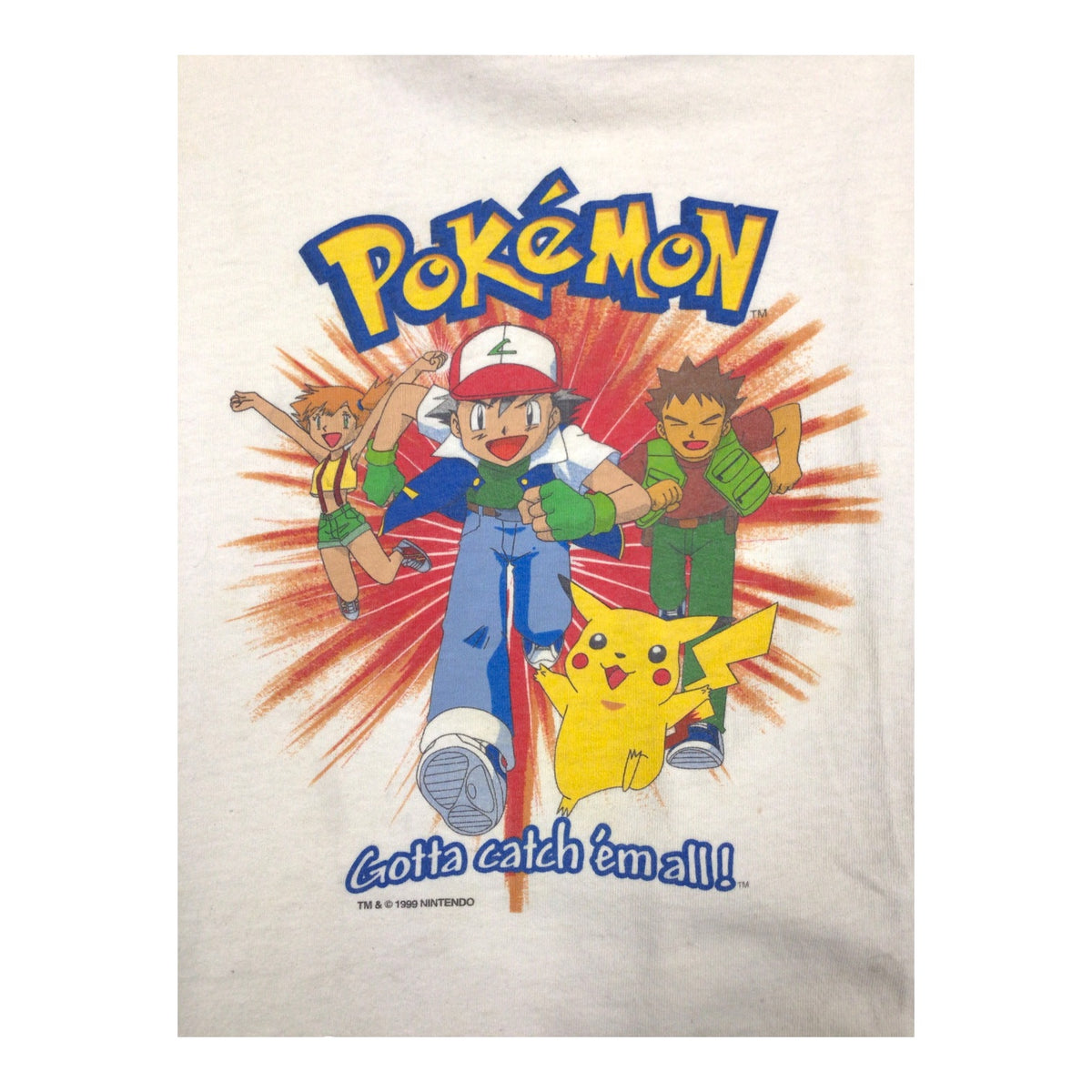 Vintage 1999 Pokémon T-Shirt – Size L Youth
