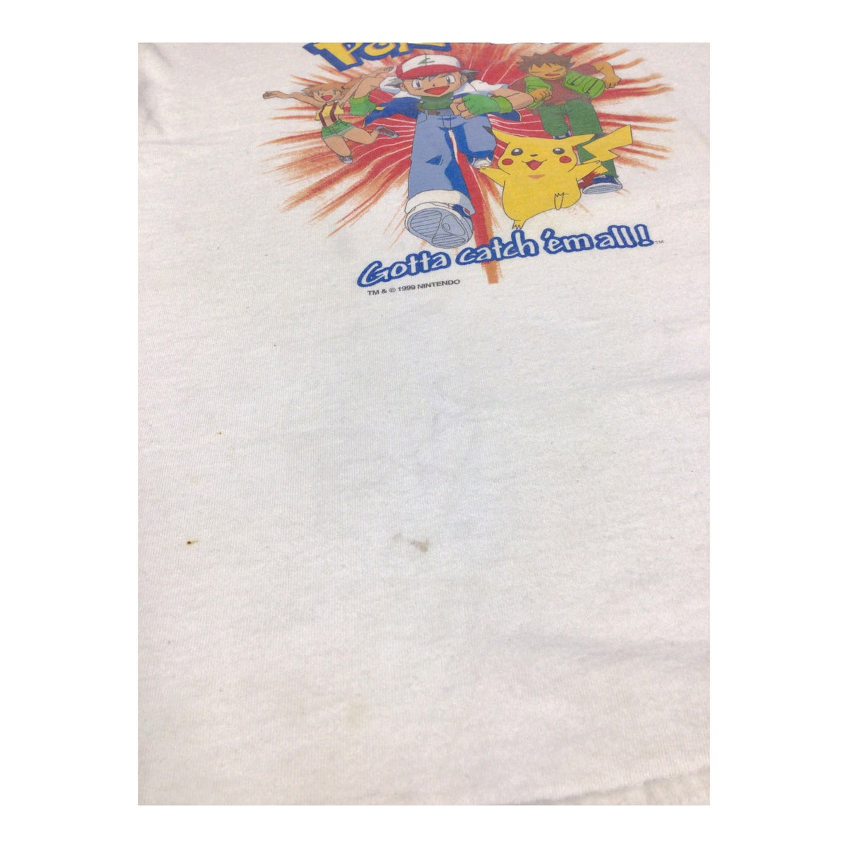Vintage 1999 Pokémon T-Shirt – Size L Youth