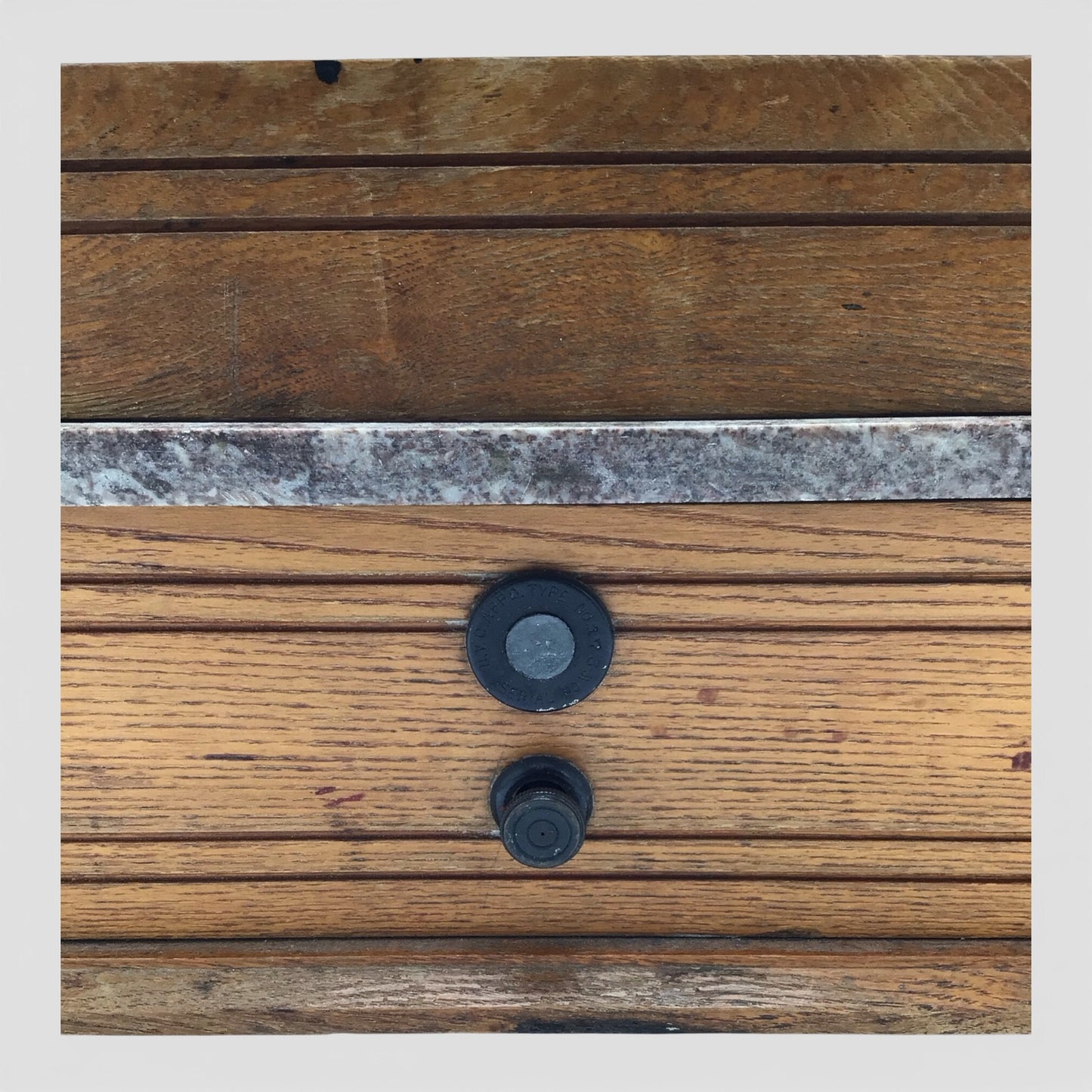 Vintage Apothecary Scale - Marble and Wood