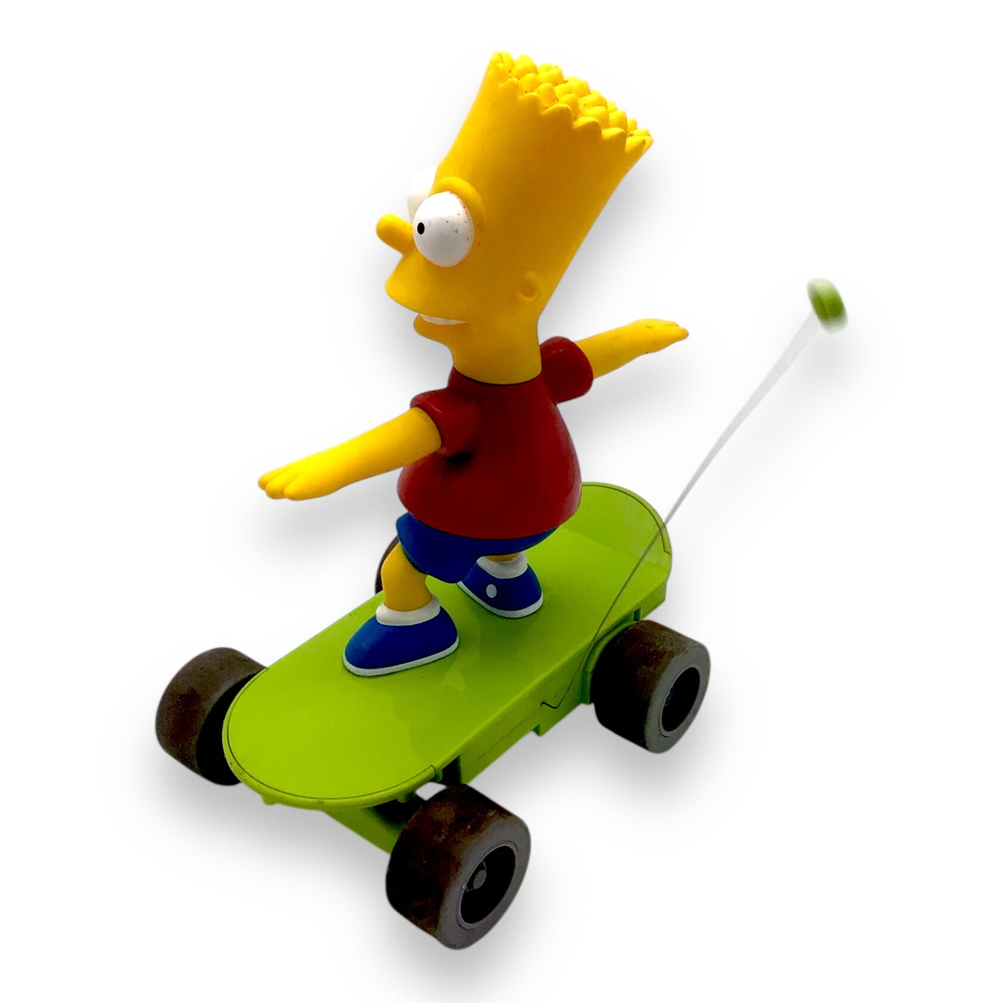 Vintage Bart Simpson Remote Control Skateboard Toy