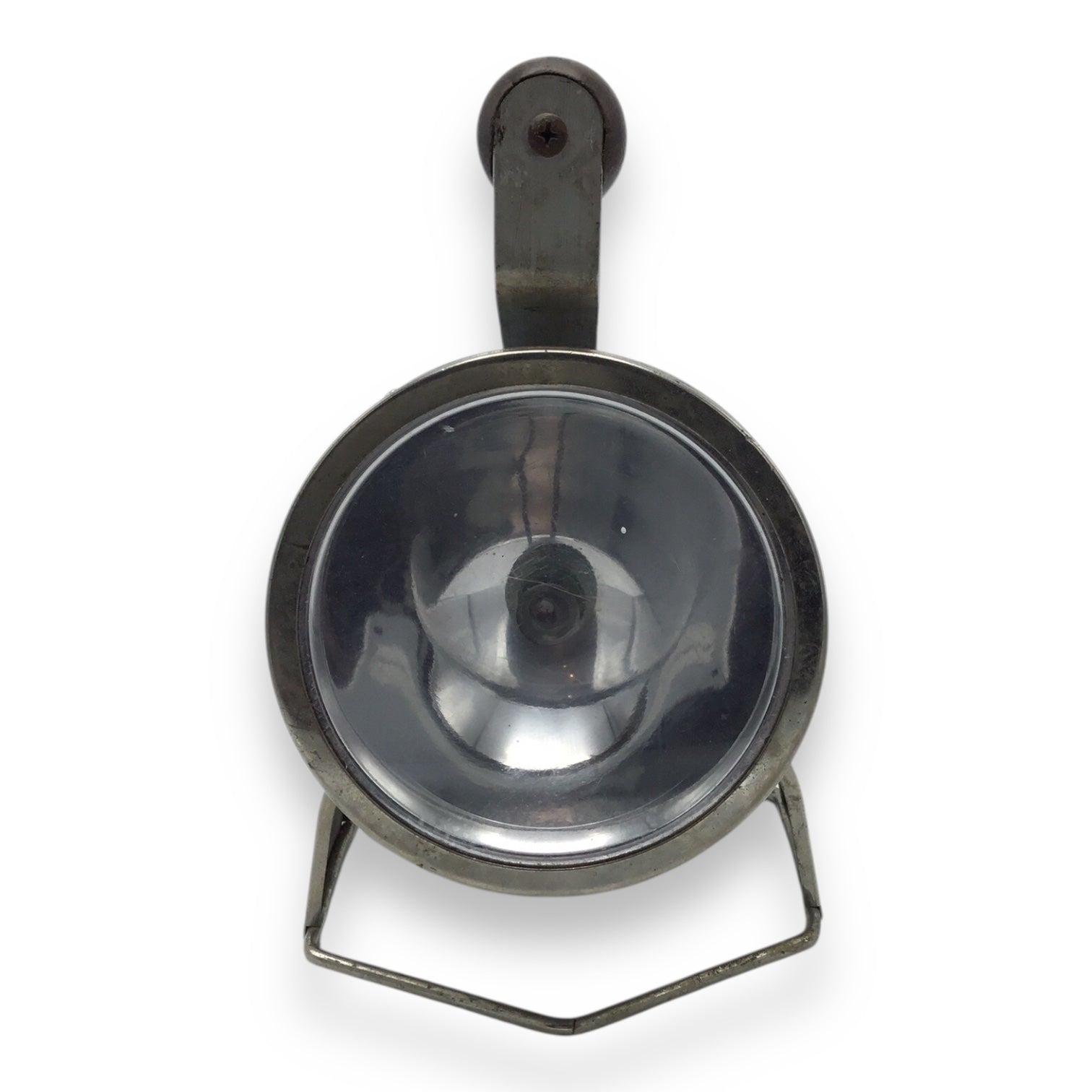 Vintage Blue Star Headlight & Lantern with Wooden Handle - Not Tested