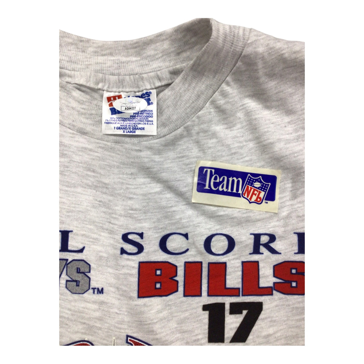 Vintage Dallas Cowboys Super Bowl XXVII Champions T-Shirt – Jay Novacek #84 Signed JSA Certified with Photo & Flyer