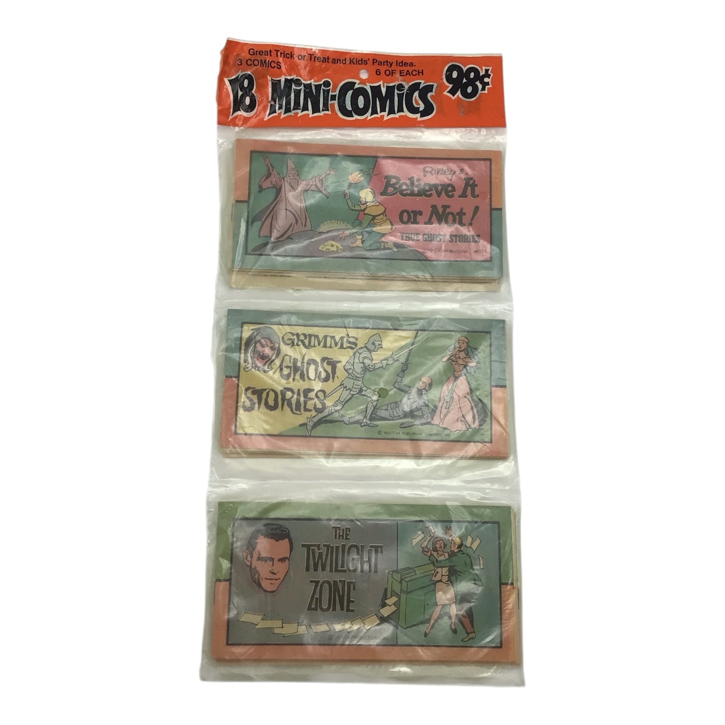 Vintage Halloween Trick or Treat Mini Comics Pack - Ripley's/Grimm/Twilight Zone