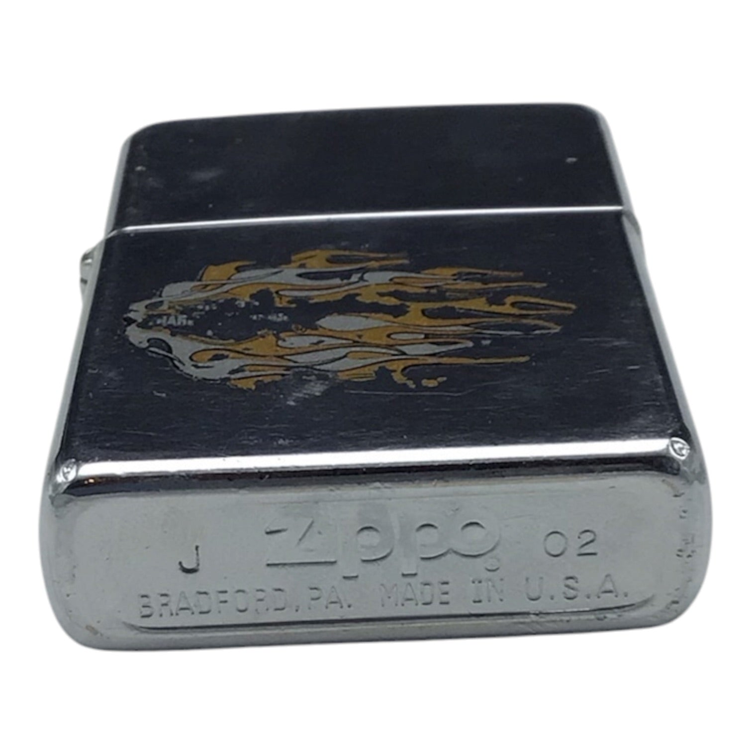 Vintage Harley-Davidson Zippo Lighter Flame Design