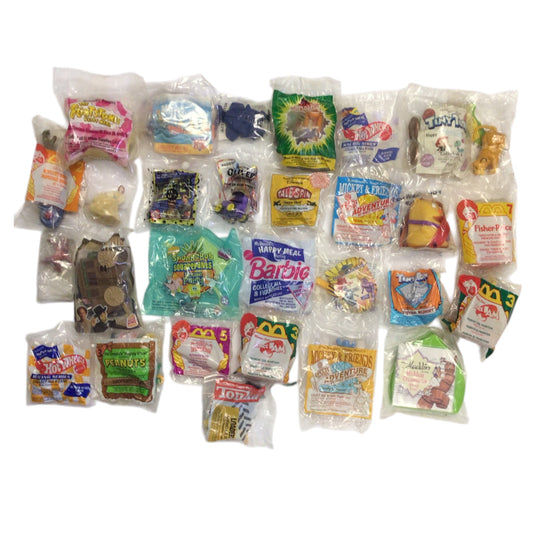 Vintage McDonald's & Burger King Toy Collection - Lot of 25+ Sealed Items