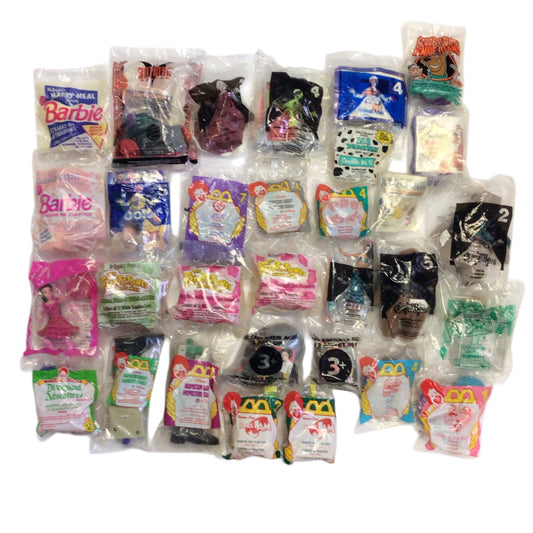 Vintage McDonald's & Burger King Toy Lot - Mixed Characters + Original Packaging