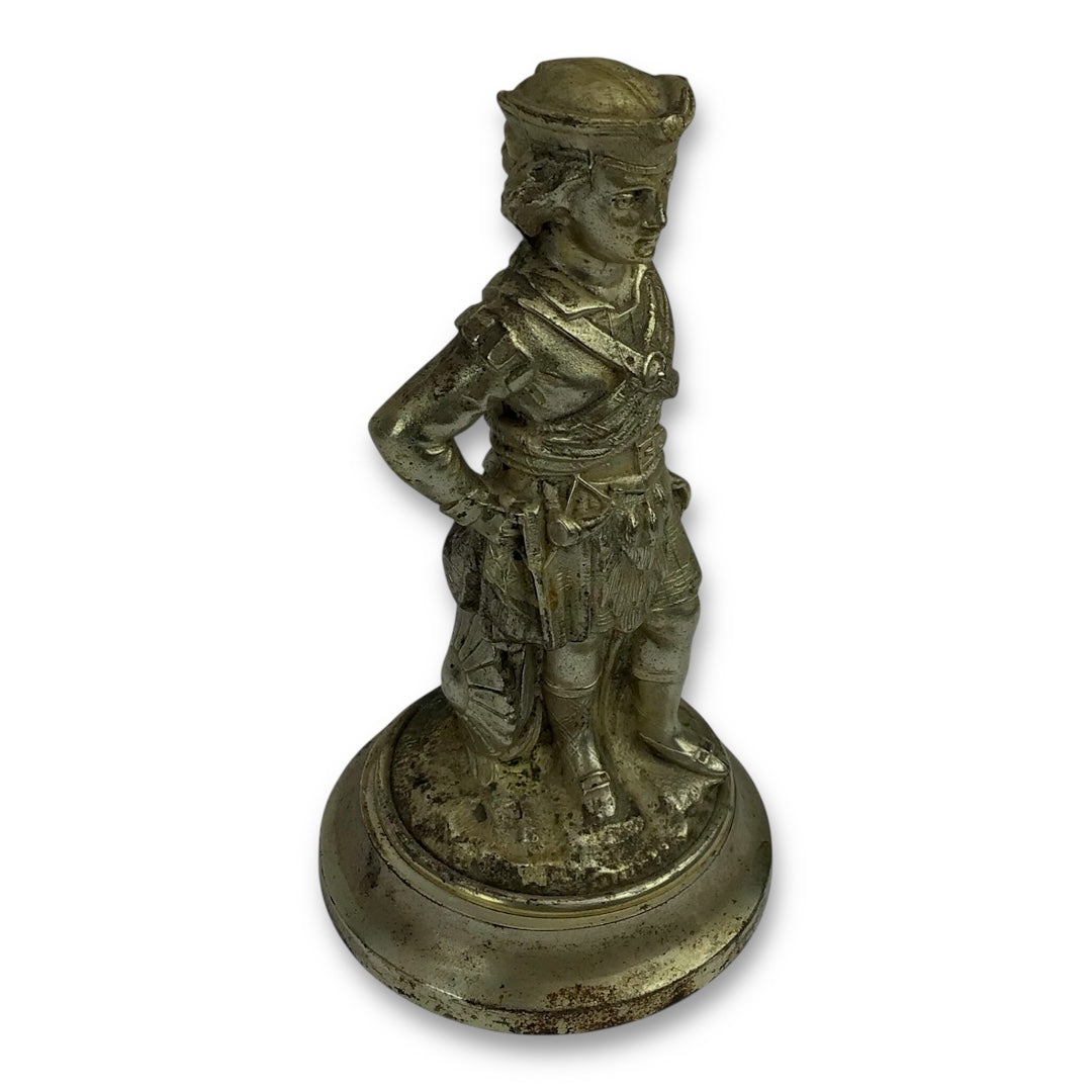 Vintage Metal Figurine of Bonnie Prince Charlie - Scottish Icon