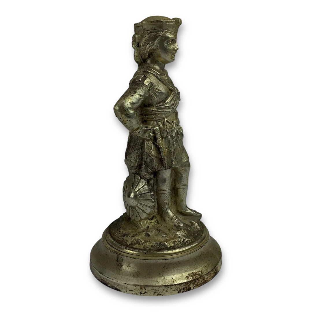 Vintage Metal Figurine of Bonnie Prince Charlie - Scottish Icon