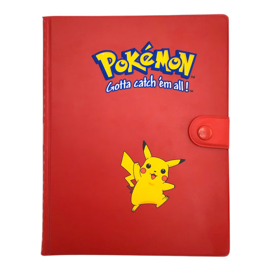 Vintage Pokémon Card Binder – Red Vinyl