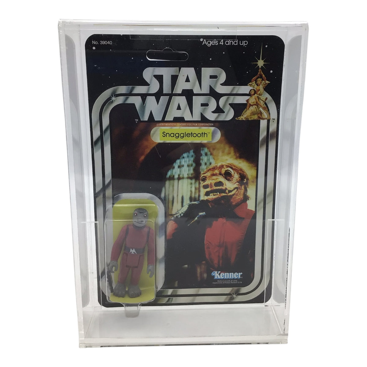 Vintage Star Wars Snaggletooth Action Figure - Unpunched, Great Condition