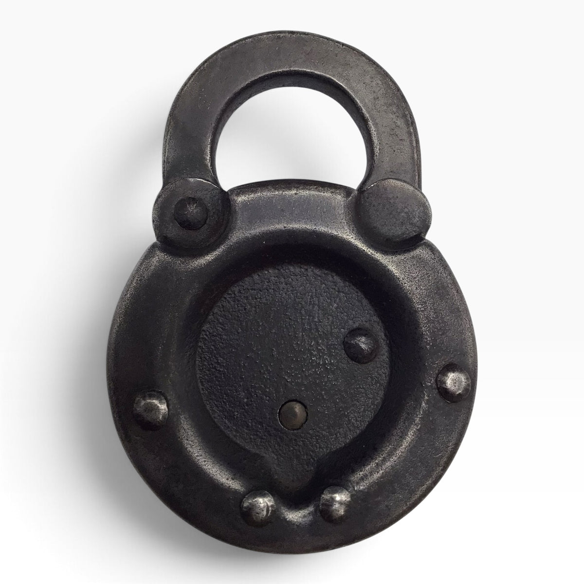 Vintage Supreme Six Lever Pancake Padlock with Original Key