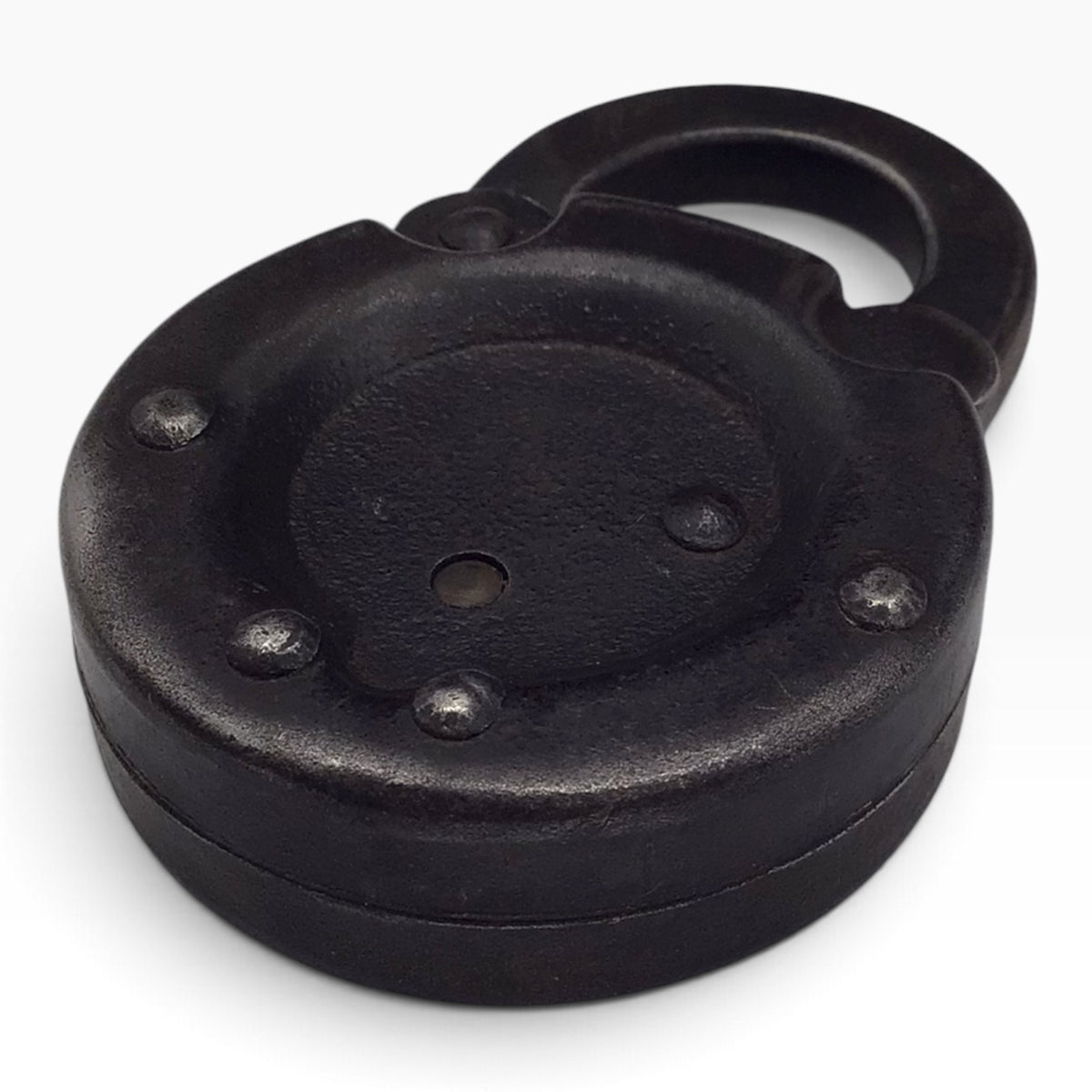 Vintage Supreme Six Lever Pancake Padlock with Original Key