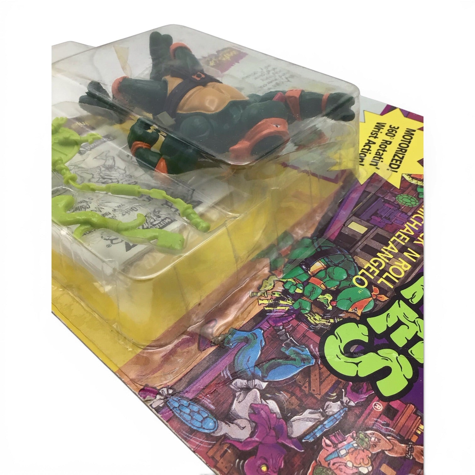 Vintage Teenage Mutant Ninja Turtles Rock n Roll Michaelangelo Action Figure 1989