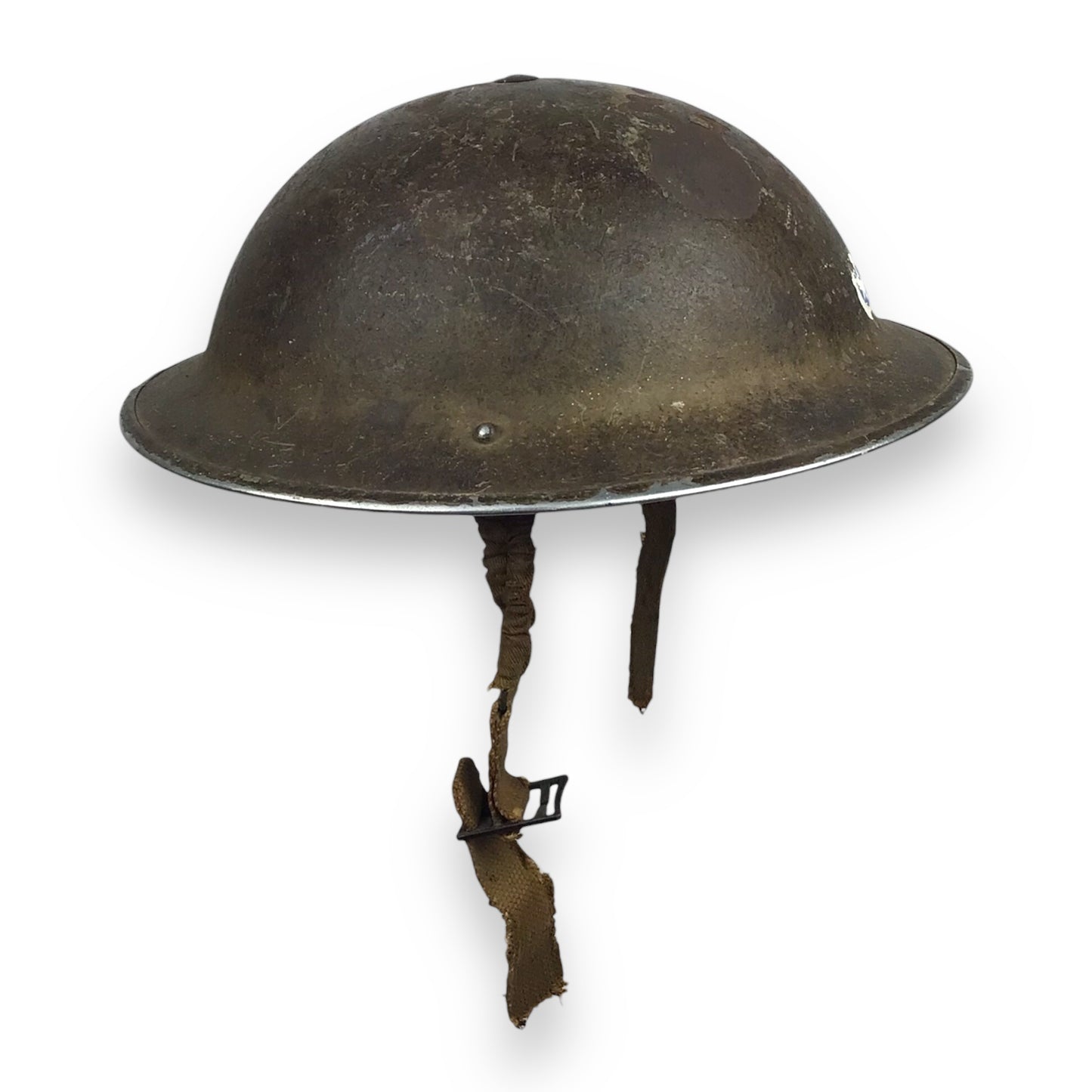 Vintage U.S. M1917A1 “Kelly” Helmet – WWII Era with Partial Liner