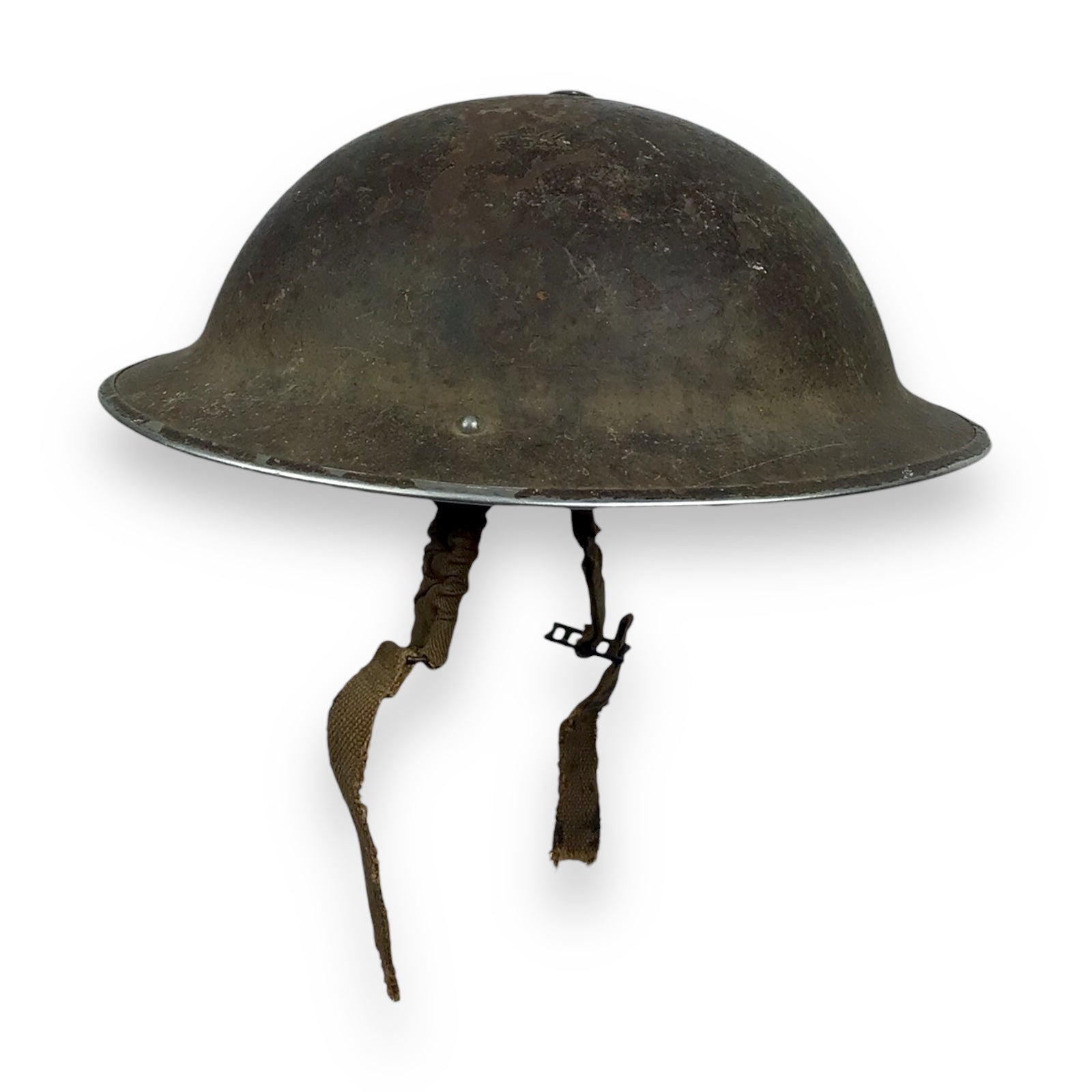 Vintage U.S. M1917A1 “Kelly” Helmet – WWII Era with Partial Liner