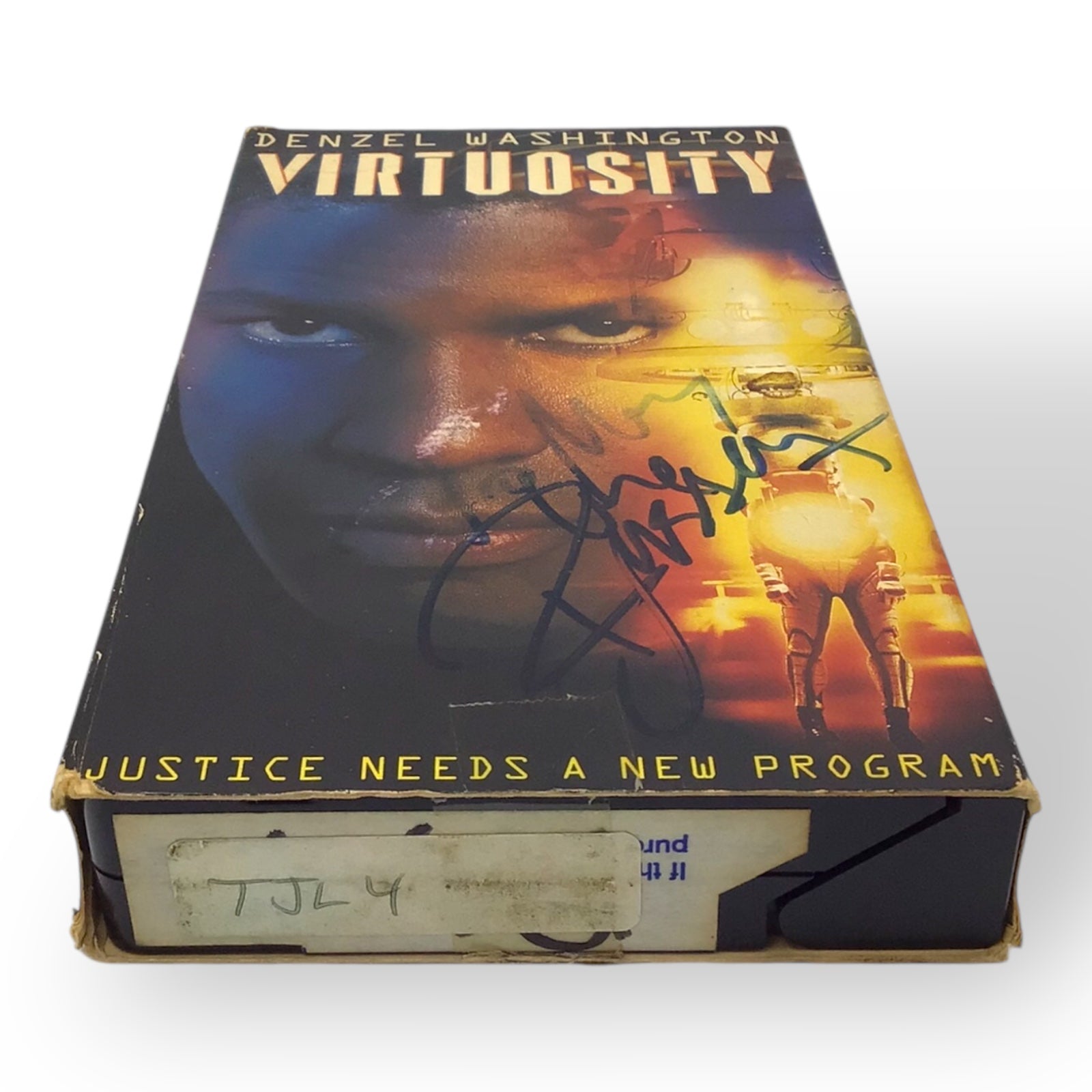 Virtuosity – Denzel Washington Signed VHS – JSA Authenticated COA