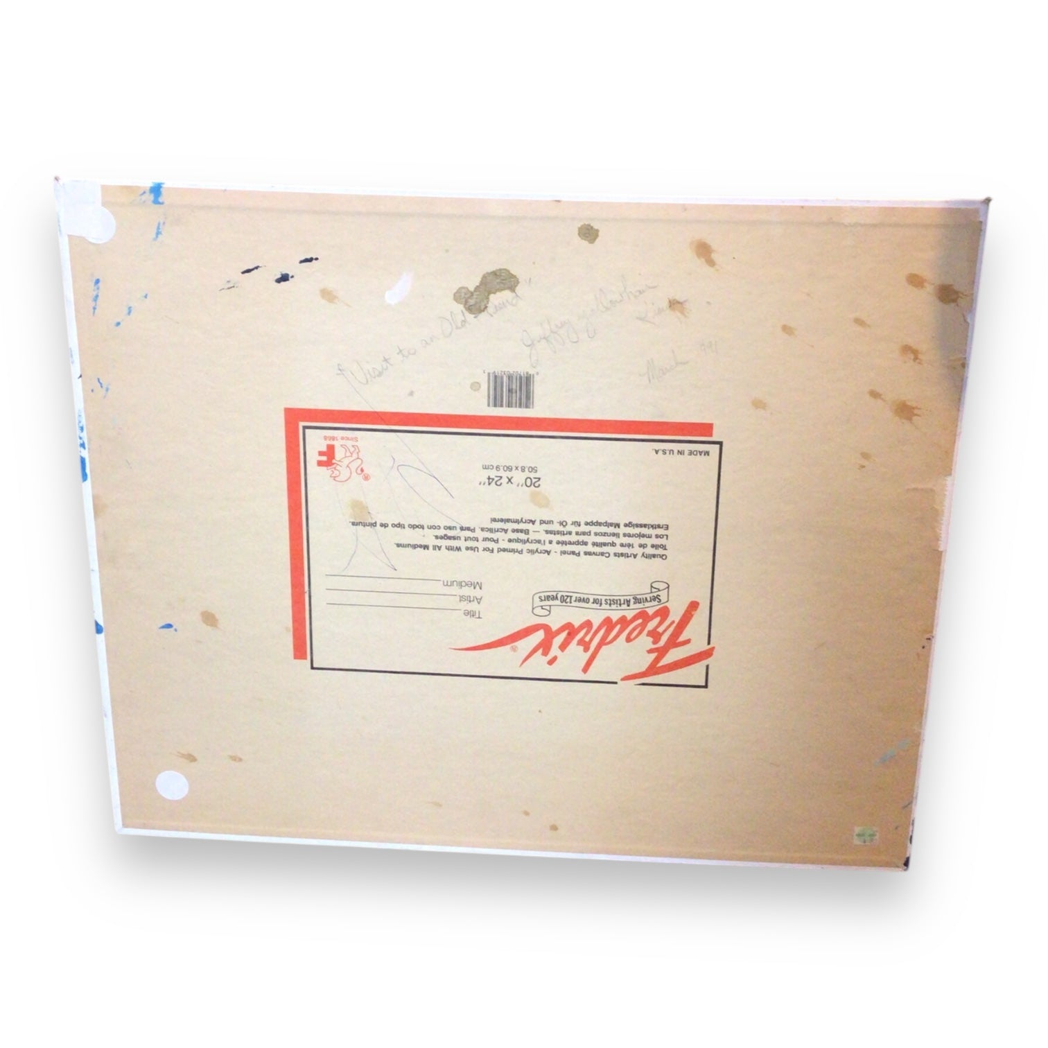 Visit To An Old Friend by Jeff Yellowhair of Kiowa Nation 1991