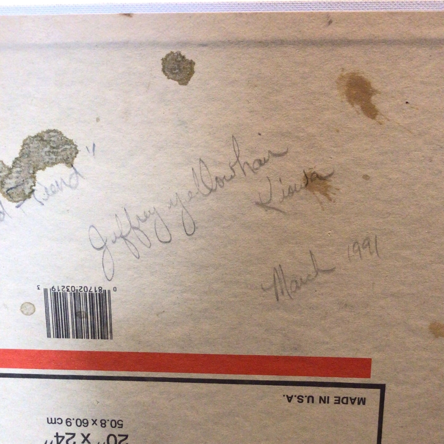 Visit To An Old Friend by Jeff Yellowhair of Kiowa Nation 1991