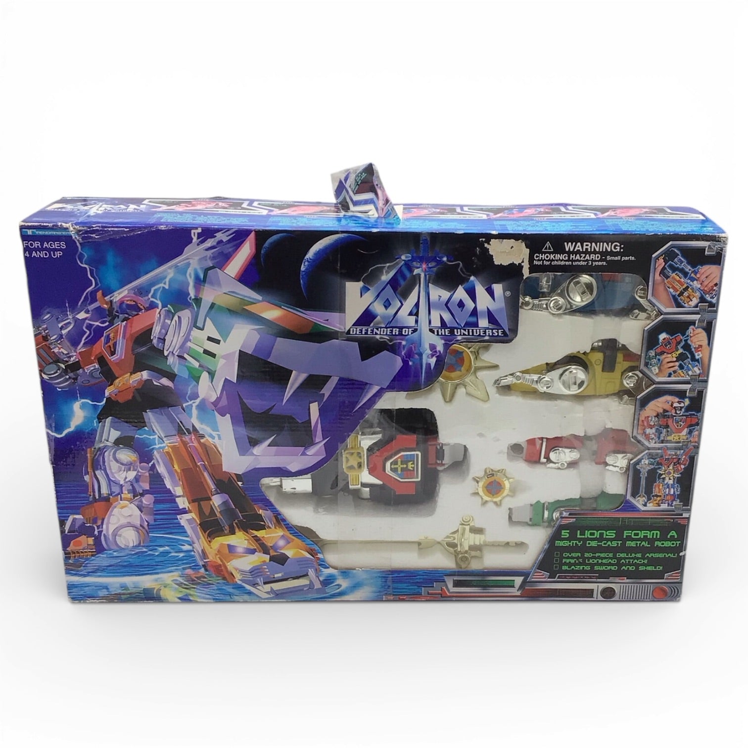 Voltron Defenders of the Universe 5 Lions Set with Box 1997