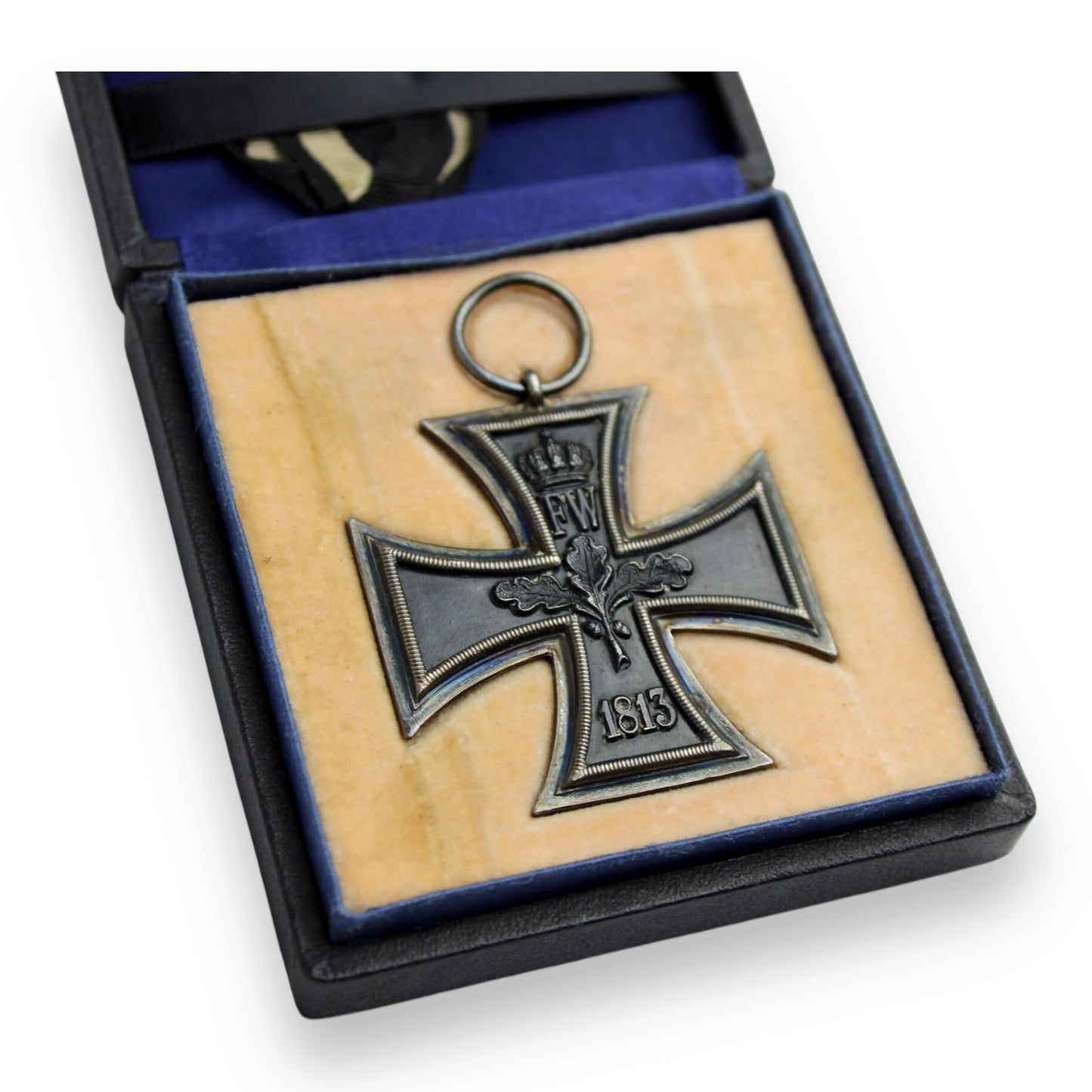 WW1 German Iron Cross 2nd Class Ek2 - Marked Ribbon & Original Case