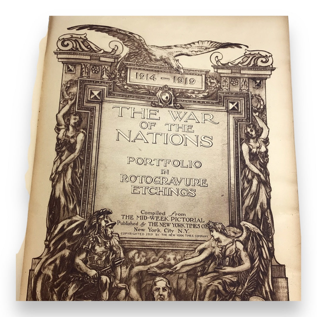 WW1 Portfolio - The War of the Nations Rotogravure Etchings (1914–1920)