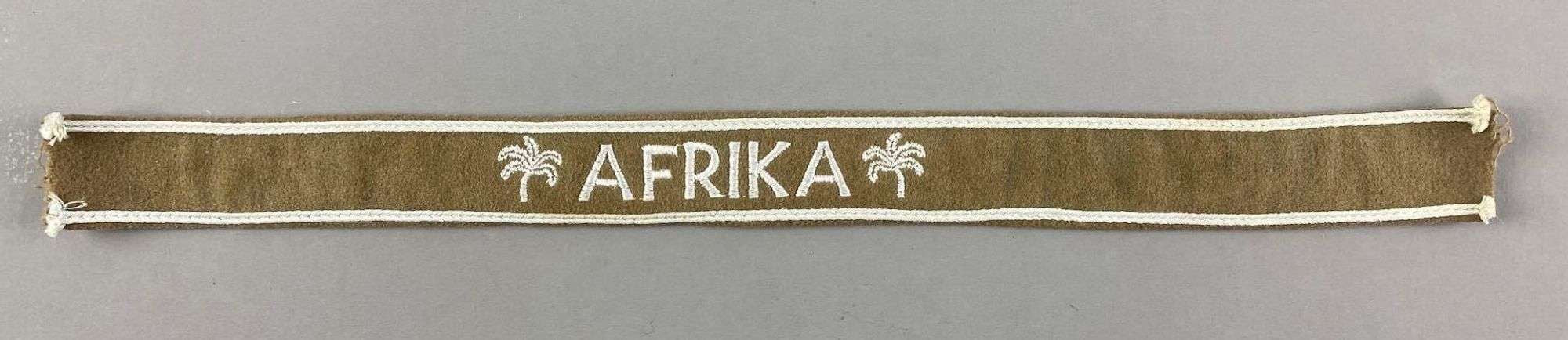 WW2 German Afrika Korps DAK Cuff Title Arm Band – Collectors Crossroads