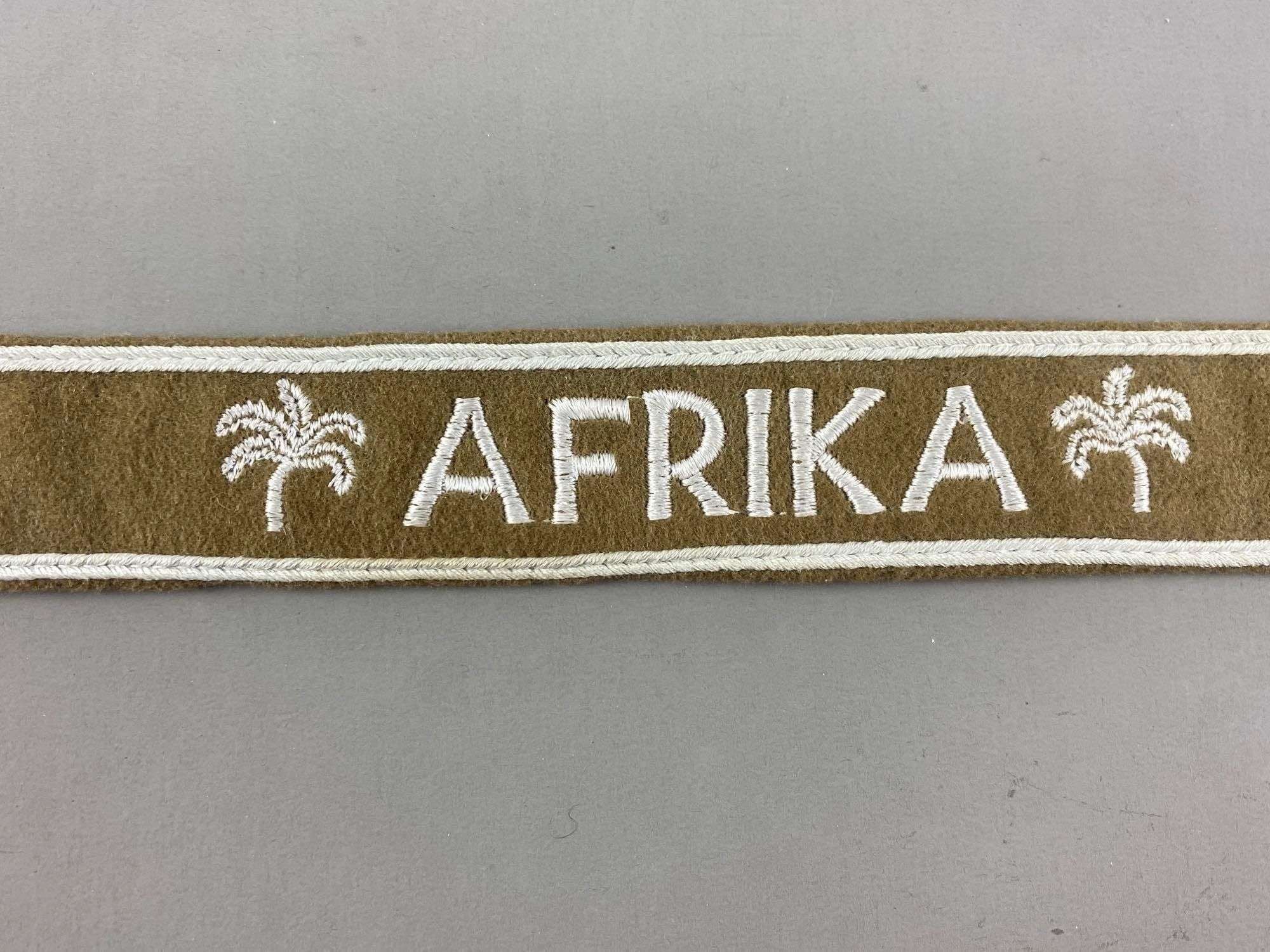 WW2 German Afrika Korps DAK Cuff Title Arm Band – Collectors Crossroads