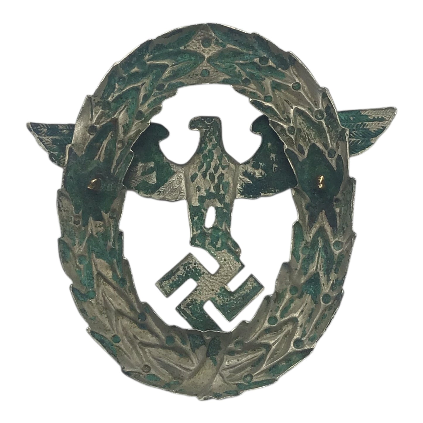 WW2 German Police Visor Cap Eagle 1st Pattern