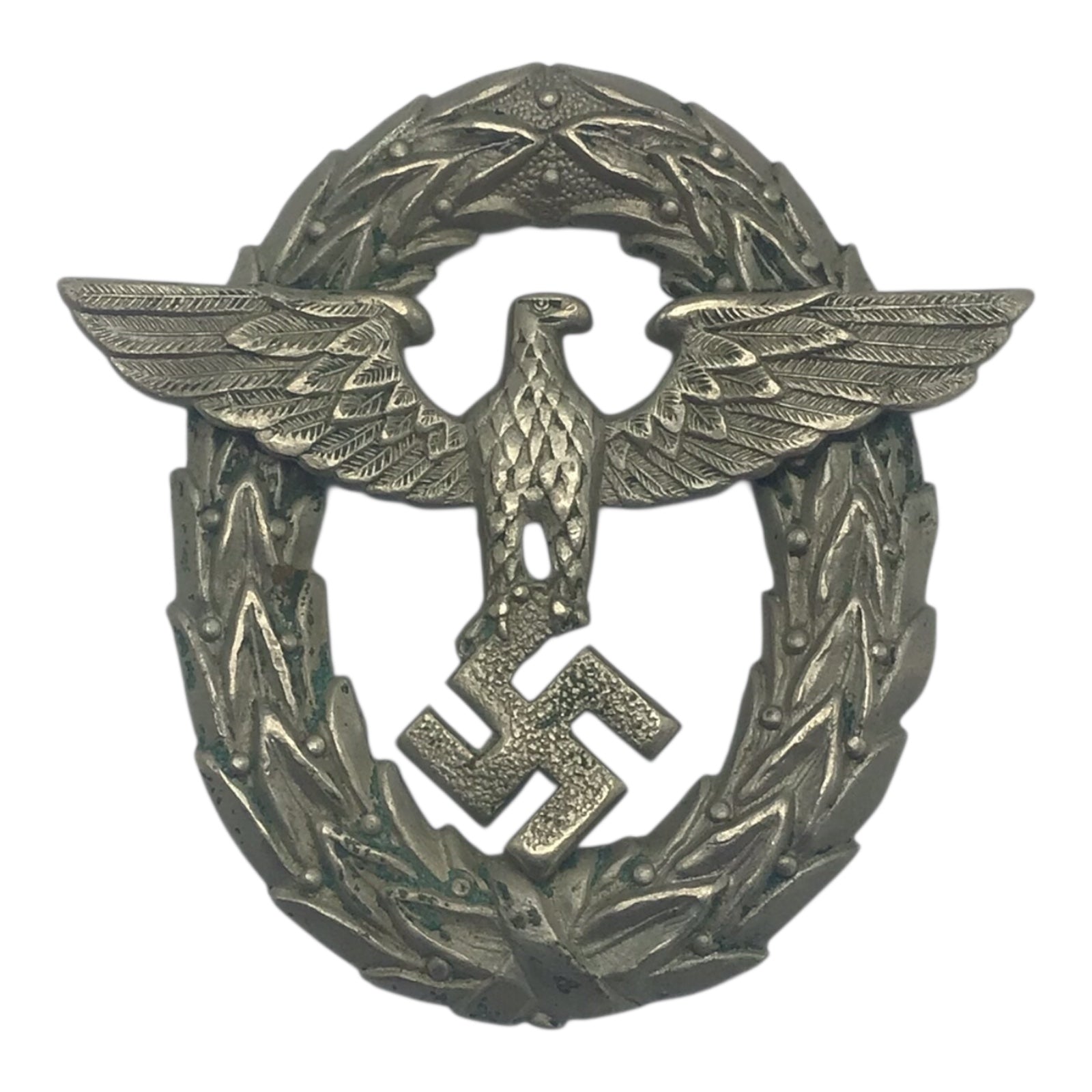 WW2 German Police Visor Cap Eagle 1st Pattern