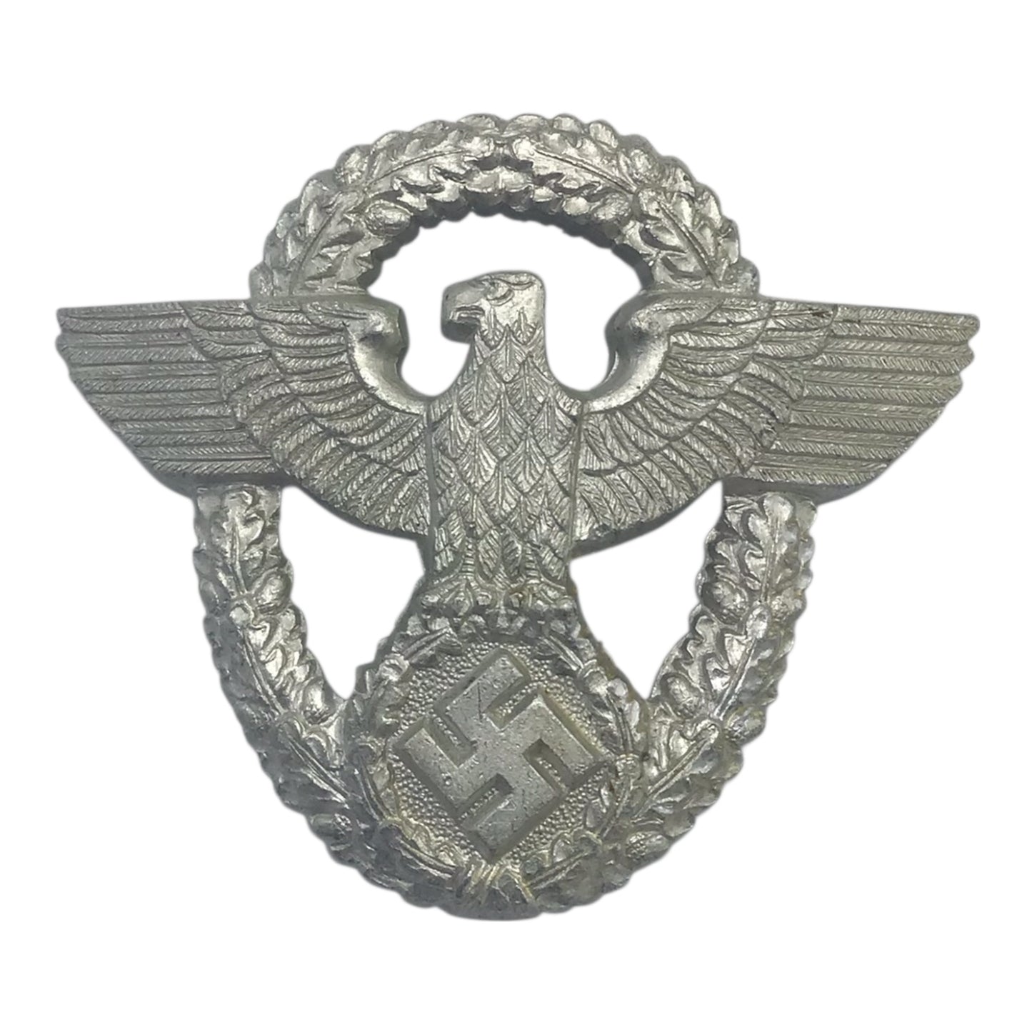 WW2 German Police Visor Cap Eagle 2nd Pattern