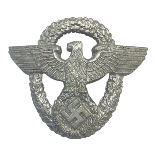 WW2 German Police Visor Cap Eagle 2nd Pattern