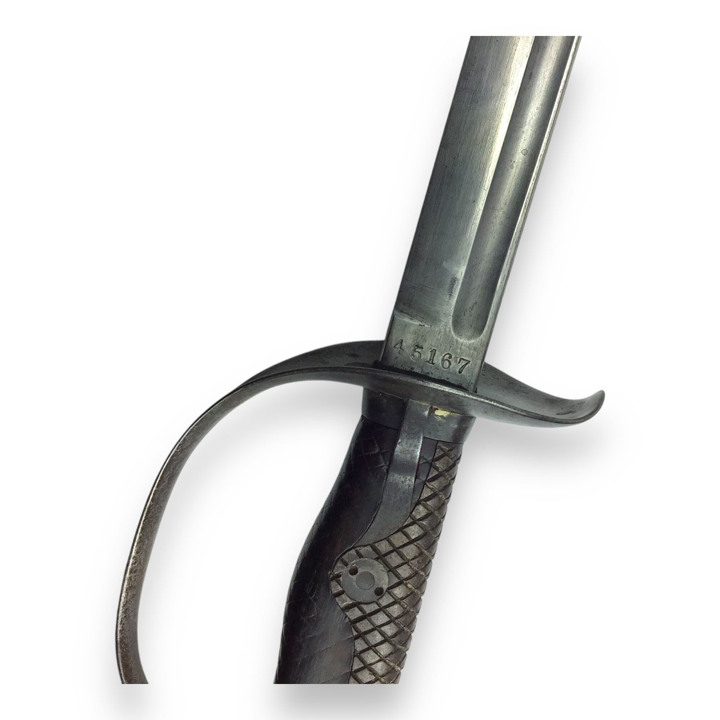 WW2 Japanese Type 32 Cavalry Sword & Scabbard - Numbered Blade and Sheath