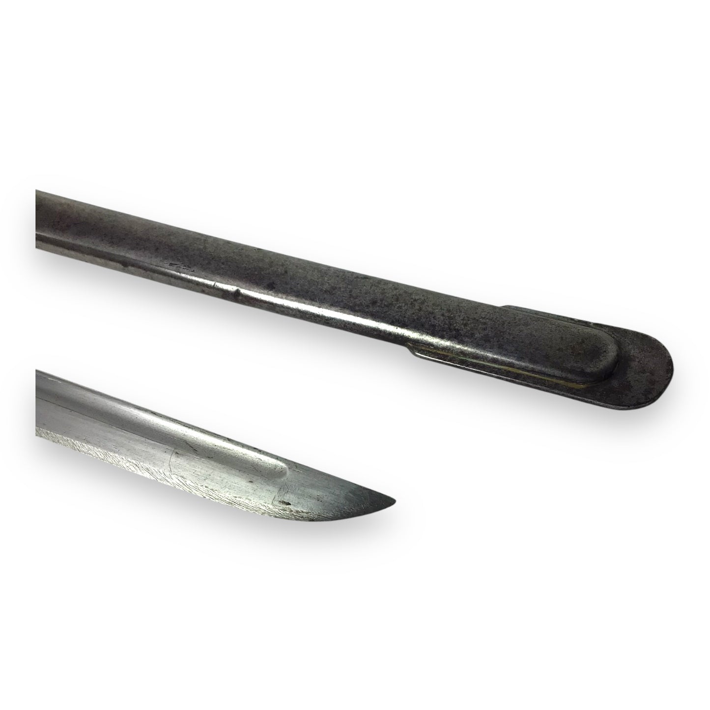 WW2 Japanese Type 32 Cavalry Sword & Scabbard - Numbered Blade and Sheath
