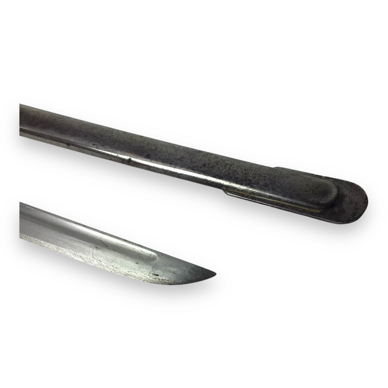 WW2 Japanese Type 32 Cavalry Sword & Scabbard - Numbered Blade and Sheath