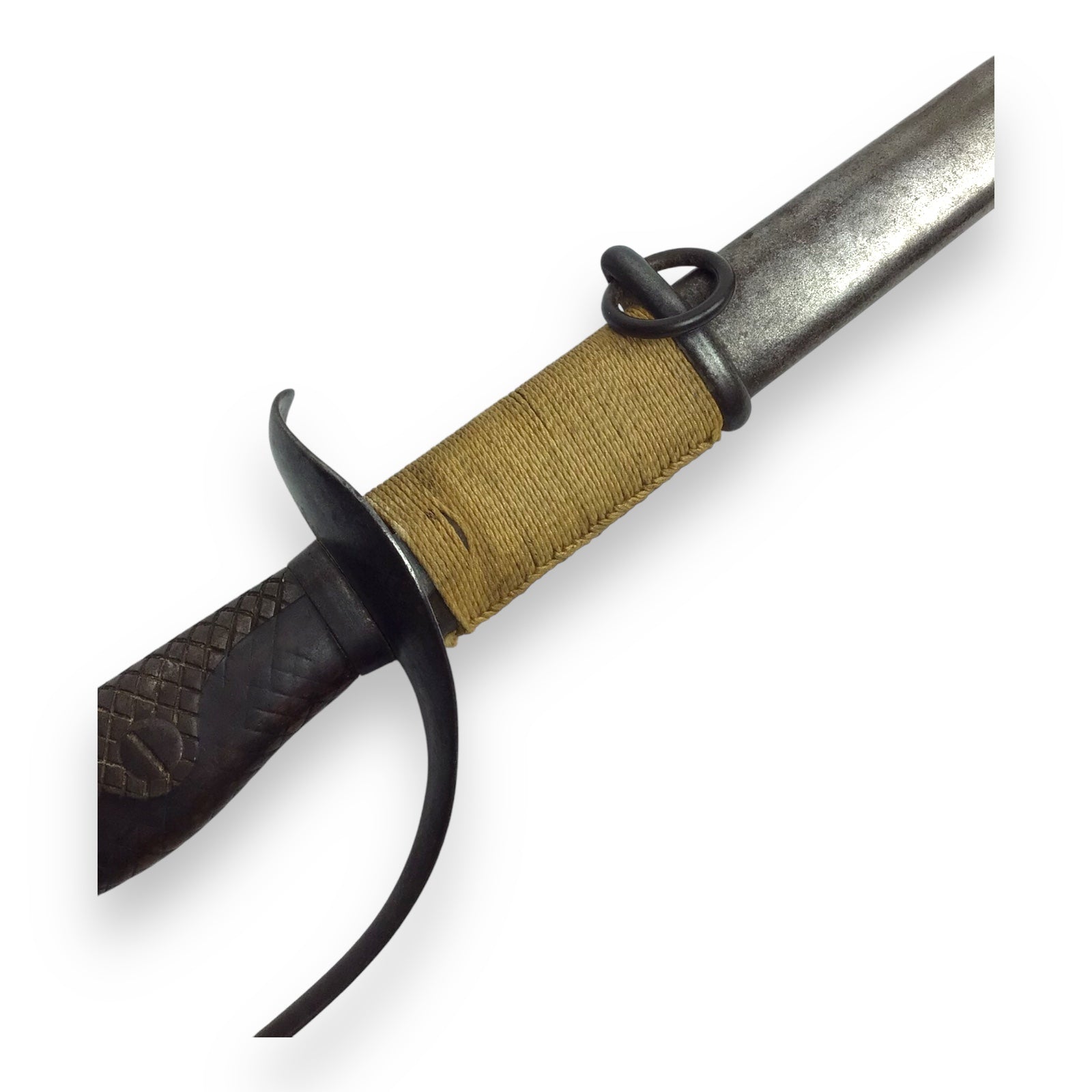 WW2 Japanese Type 32 Cavalry Sword & Scabbard - Numbered Blade and Sheath