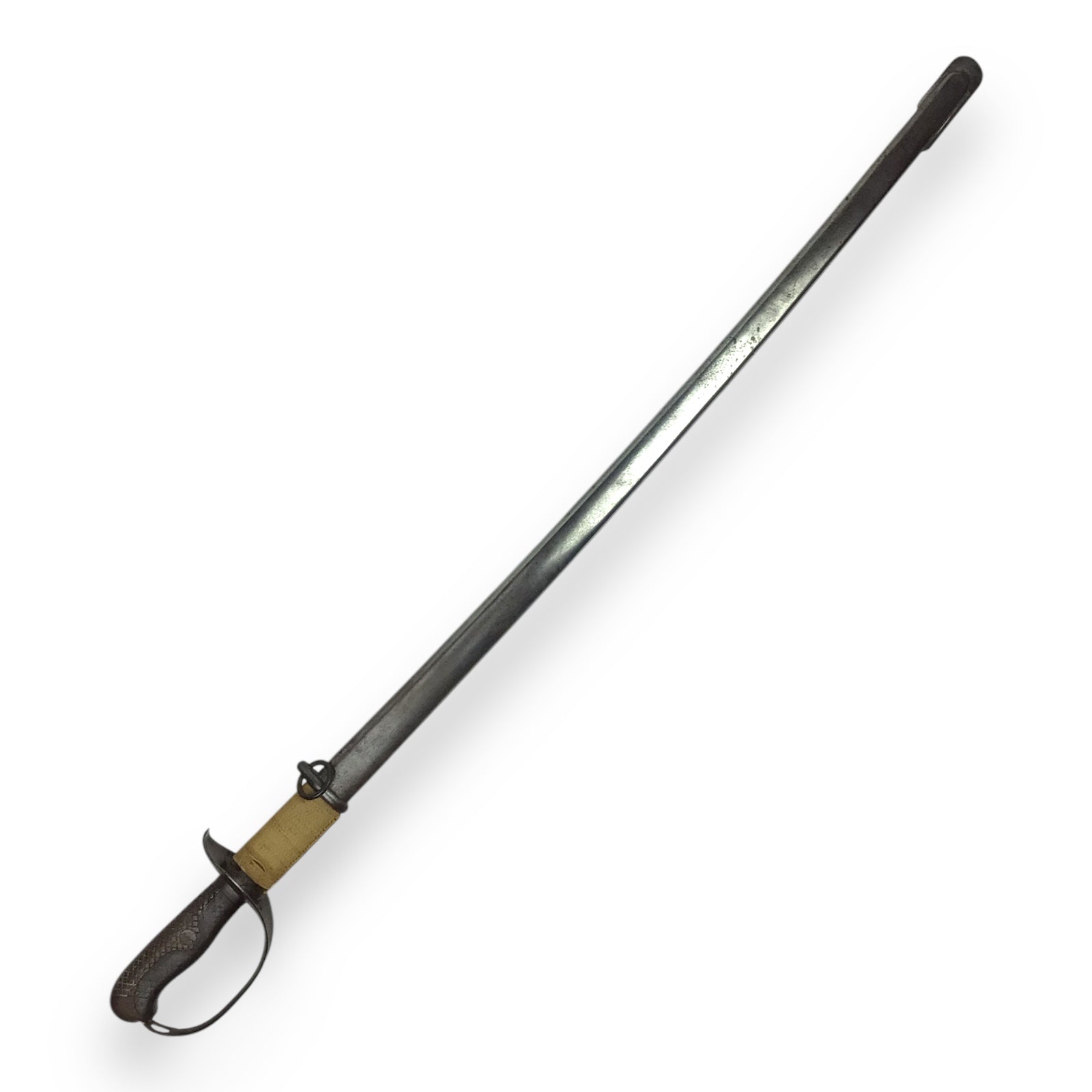 WW2 Japanese Type 32 Cavalry Sword & Scabbard - Numbered Blade and Sheath