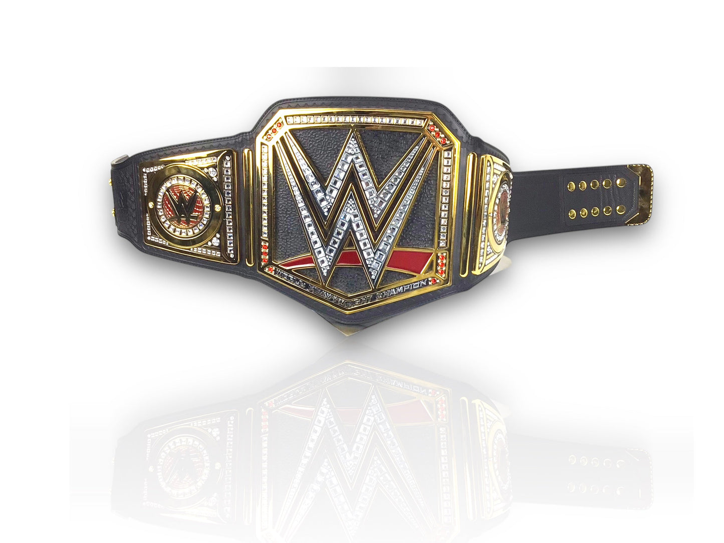 WWE WORLD HEAVYWEIGHT CHAMPIONSHIP REPLICA TITLE BRASS ADULT BELT