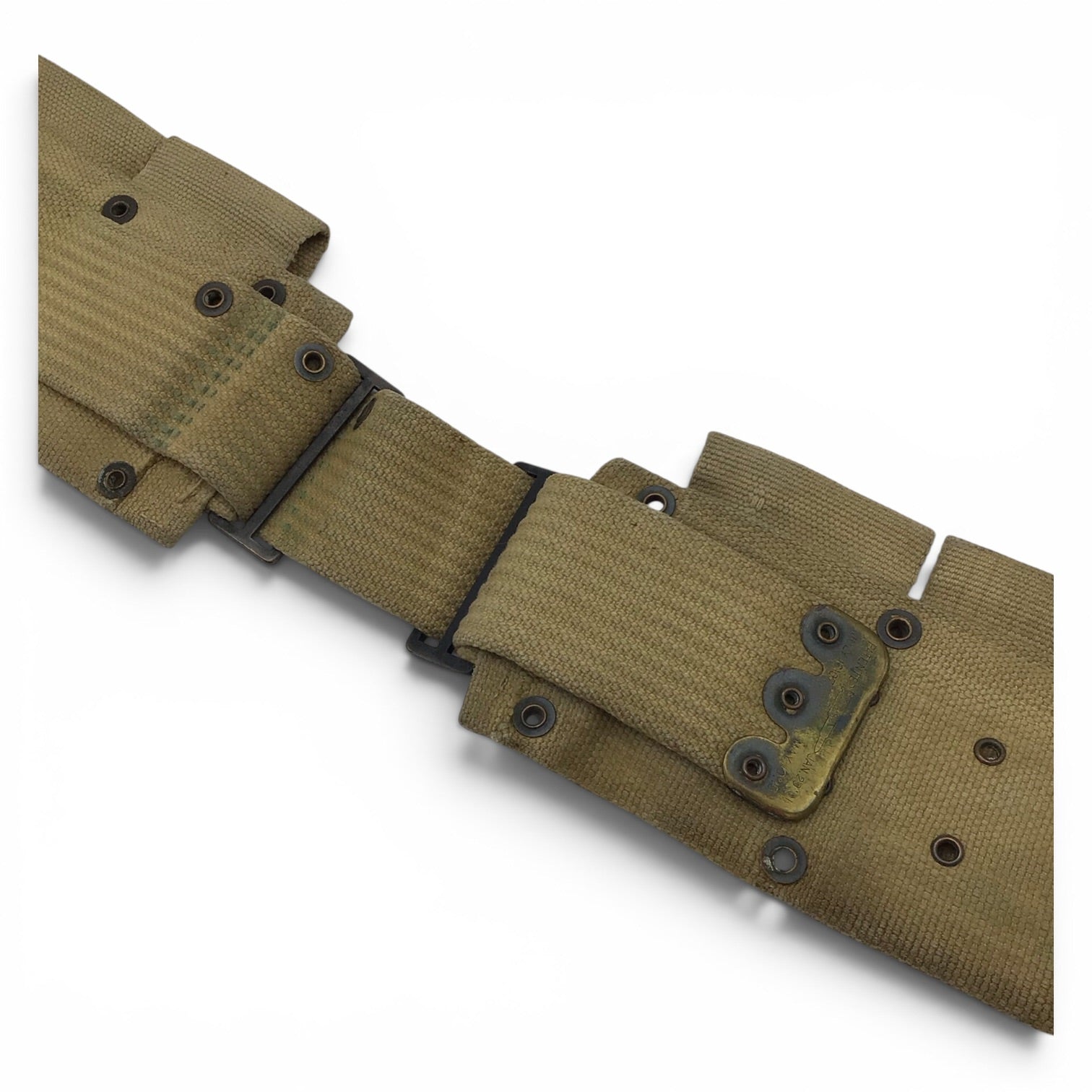 WWI U.S. M1910 Khaki Magazine Belt | Ten-Pouch Configuration