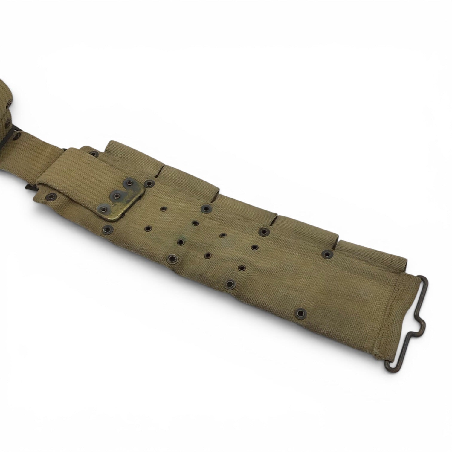 WWI U.S. M1910 Khaki Magazine Belt | Ten-Pouch Configuration