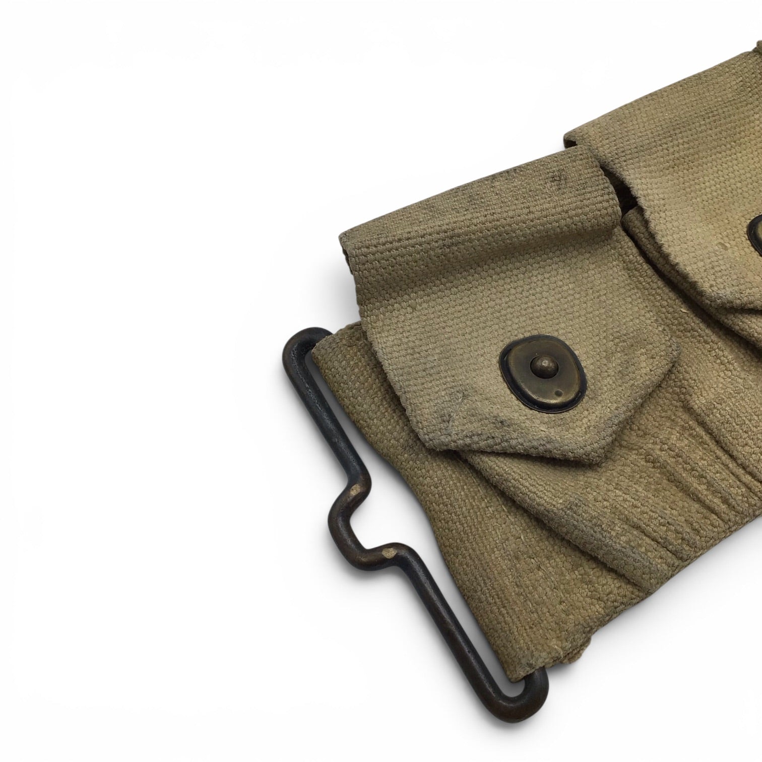 WWI U.S. M1910 Khaki Magazine Belt | Ten-Pouch Configuration